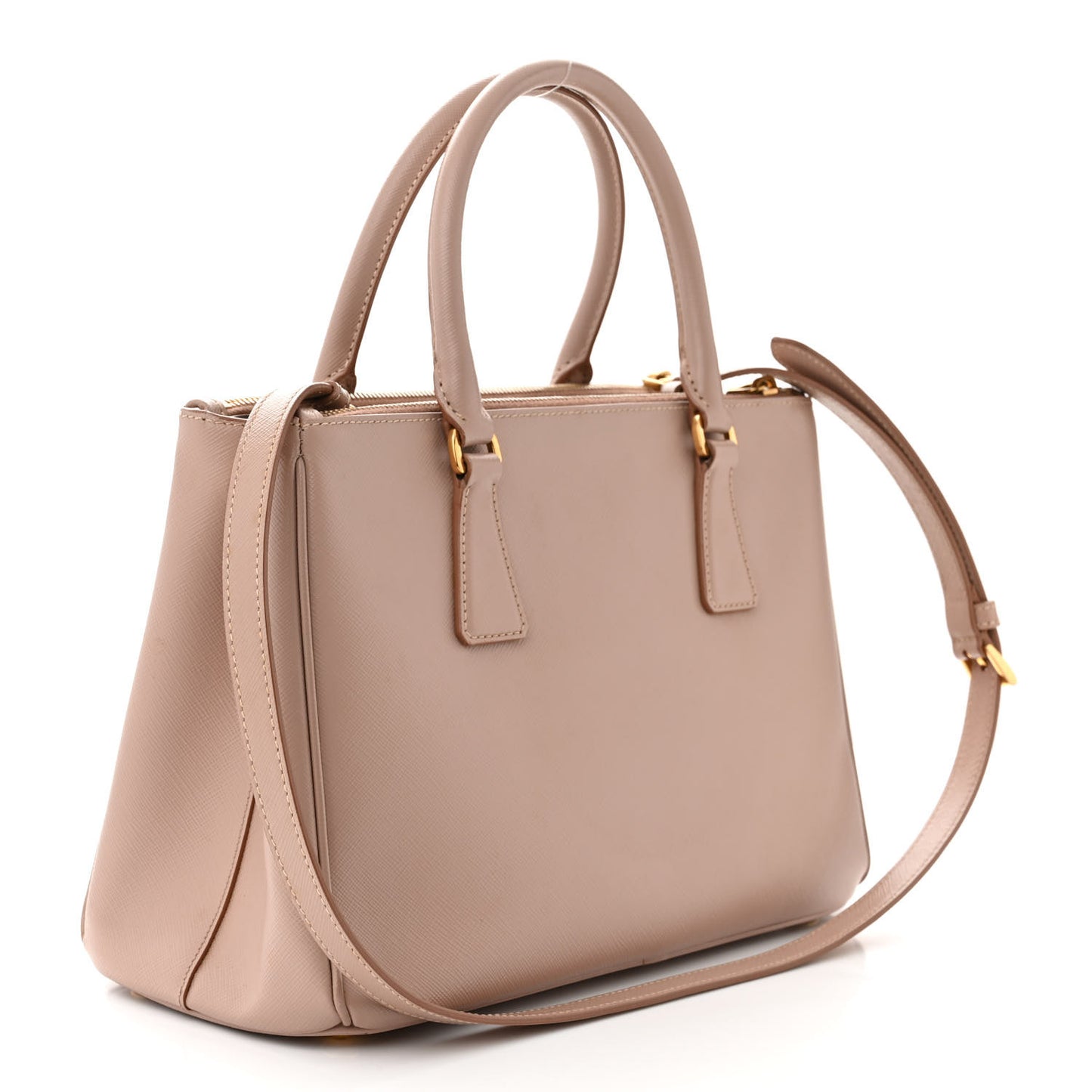 Saffiano Small Galleria Double Zip Tote Cammeo
