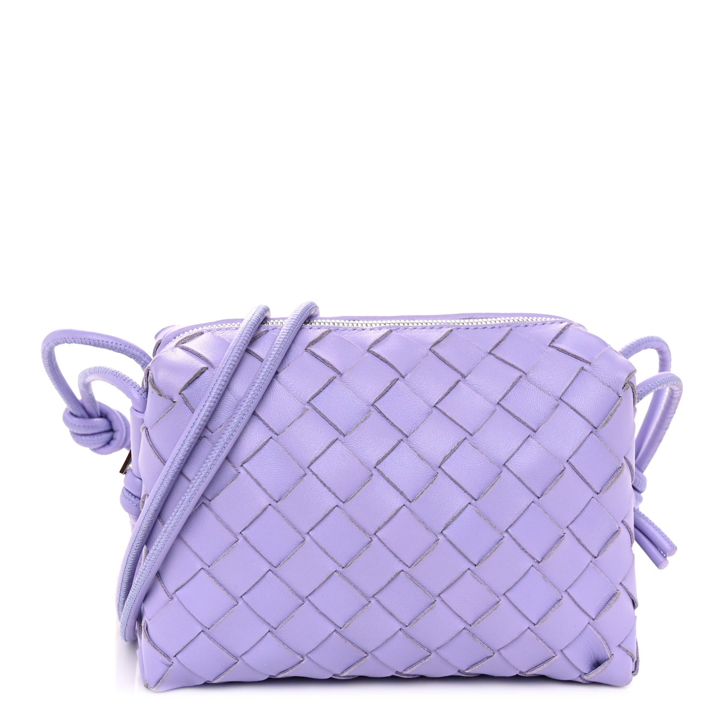 Nappa Intrecciato Mini Loop Camera Bag Wisteria