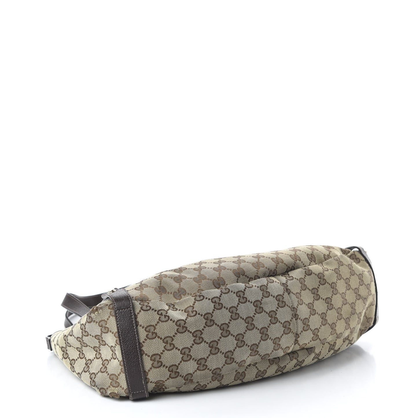 Monogram Medium Abbey Shoulder Bag Dark Brown