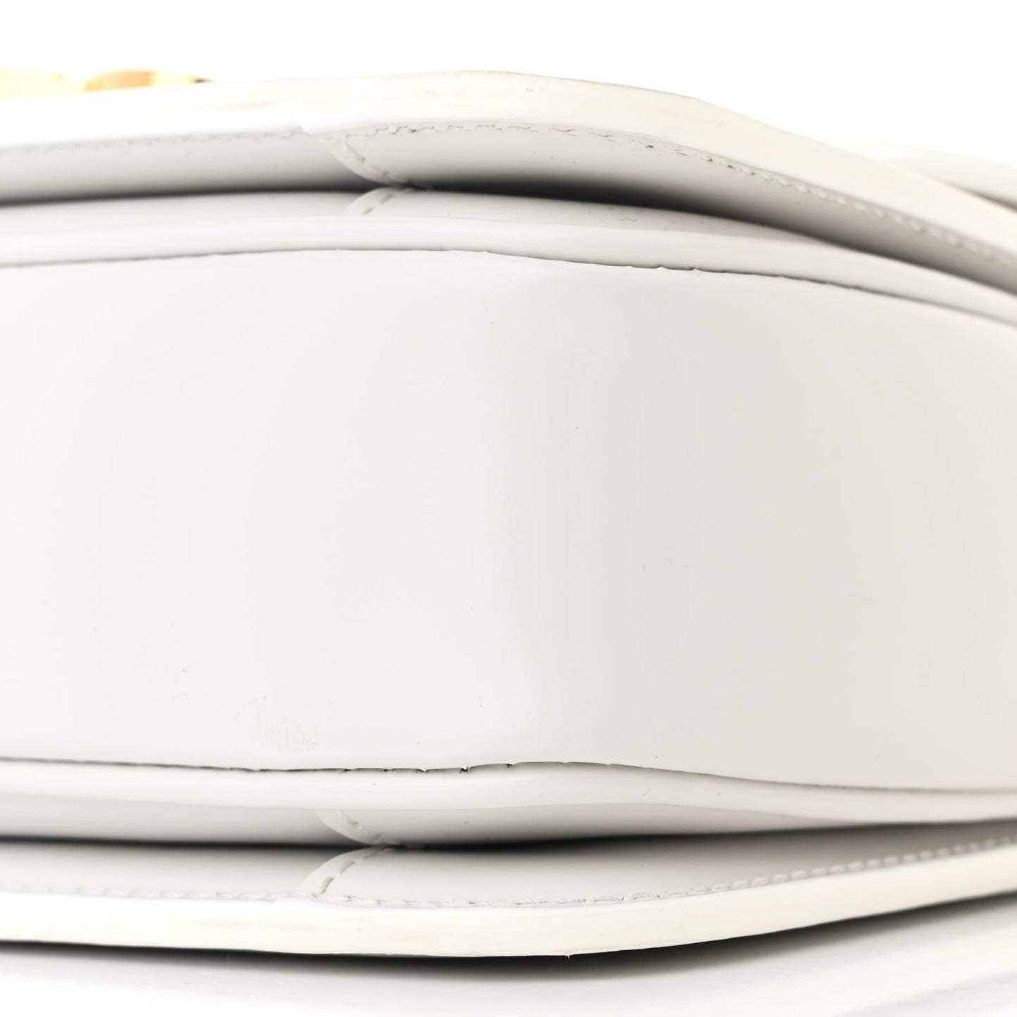 Shiny Calfskin Teen Triomphe Arctic White