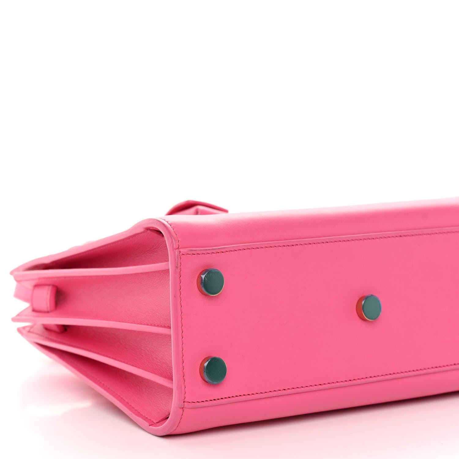 Saint Laurent Calfskin Nano Sac De Jour Lipstick Fuchsia 7 of 8