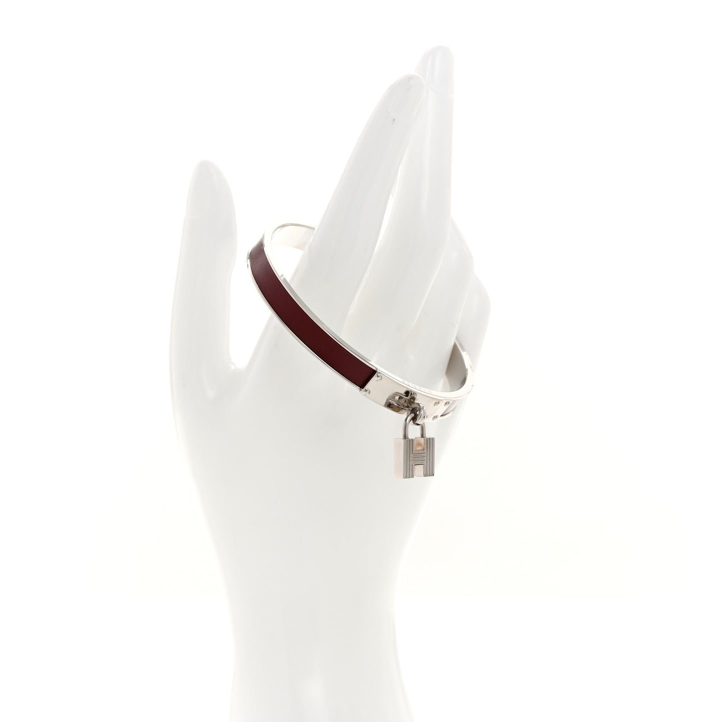 Enamel Narrow Clic Clac H Bracelet PM Rose Dragee