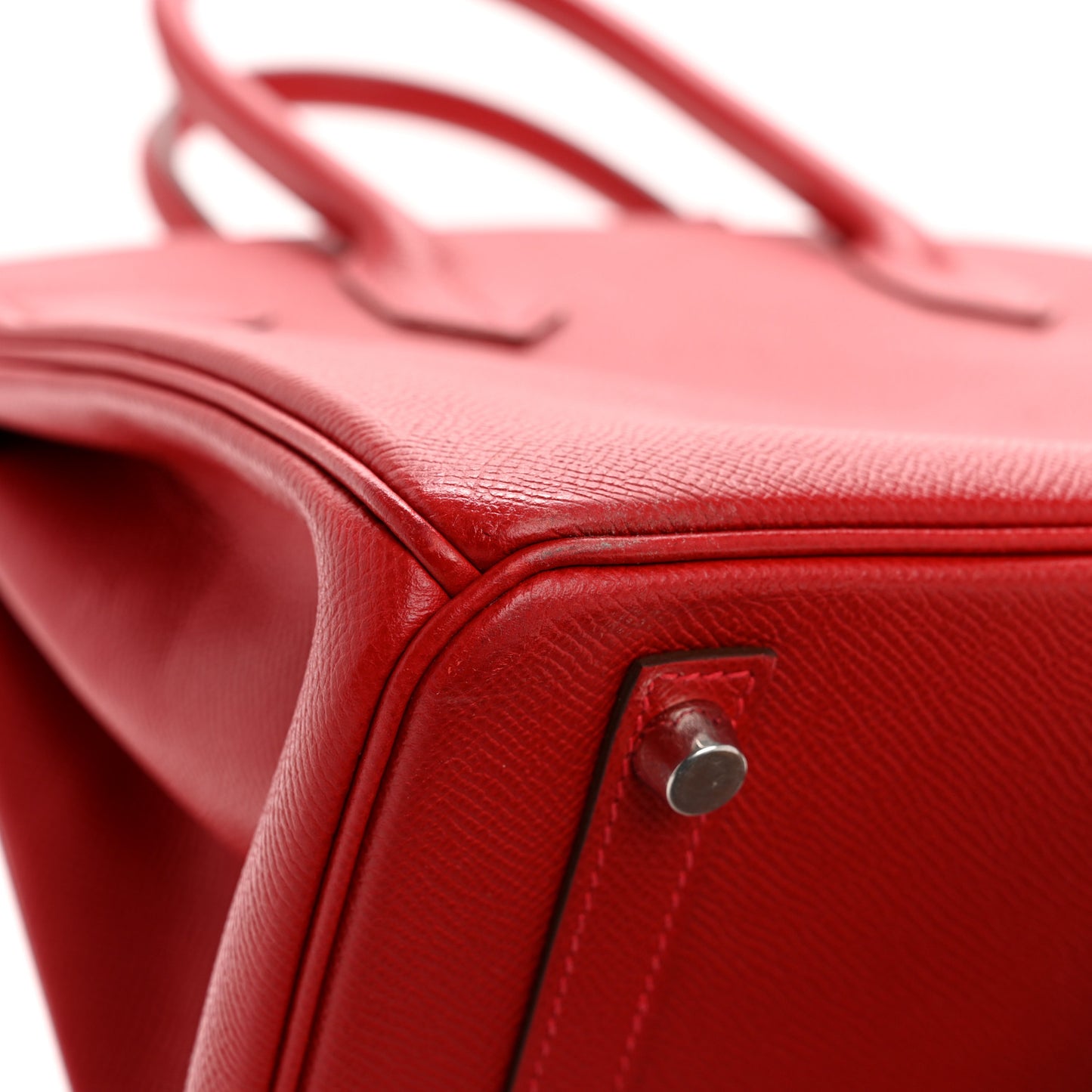 Epsom Birkin 30 Rouge Casaque