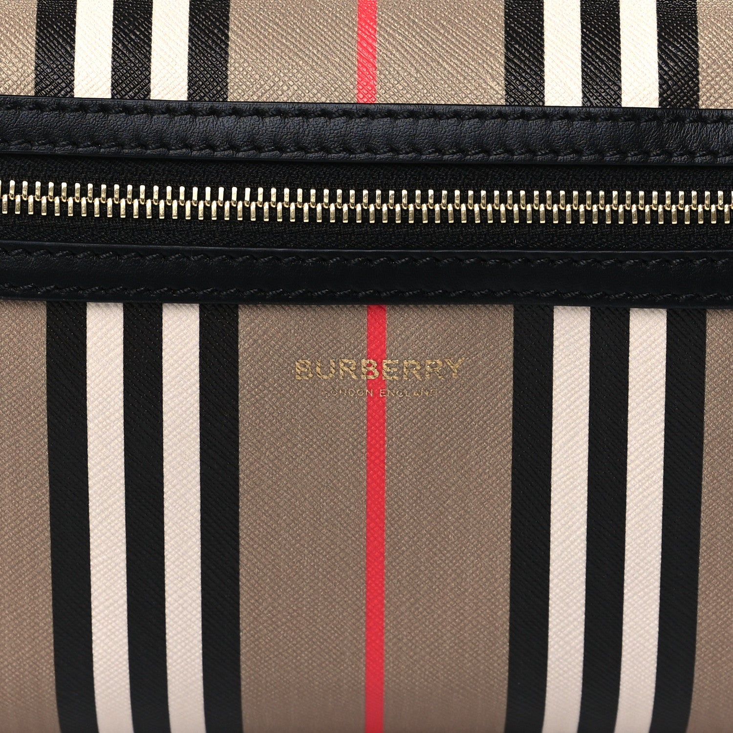 Burberry E-Canvas Icon Stripe Sonny Bum Bag Archive Beige 7 of 9