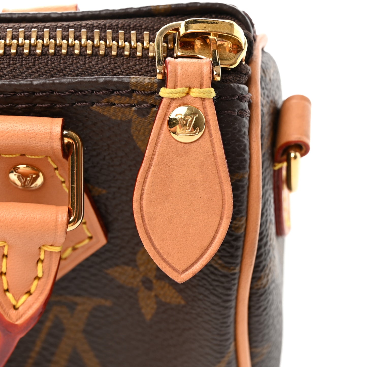 LOUIS VUITTON Monogram Nano Speedy Bandouliere
