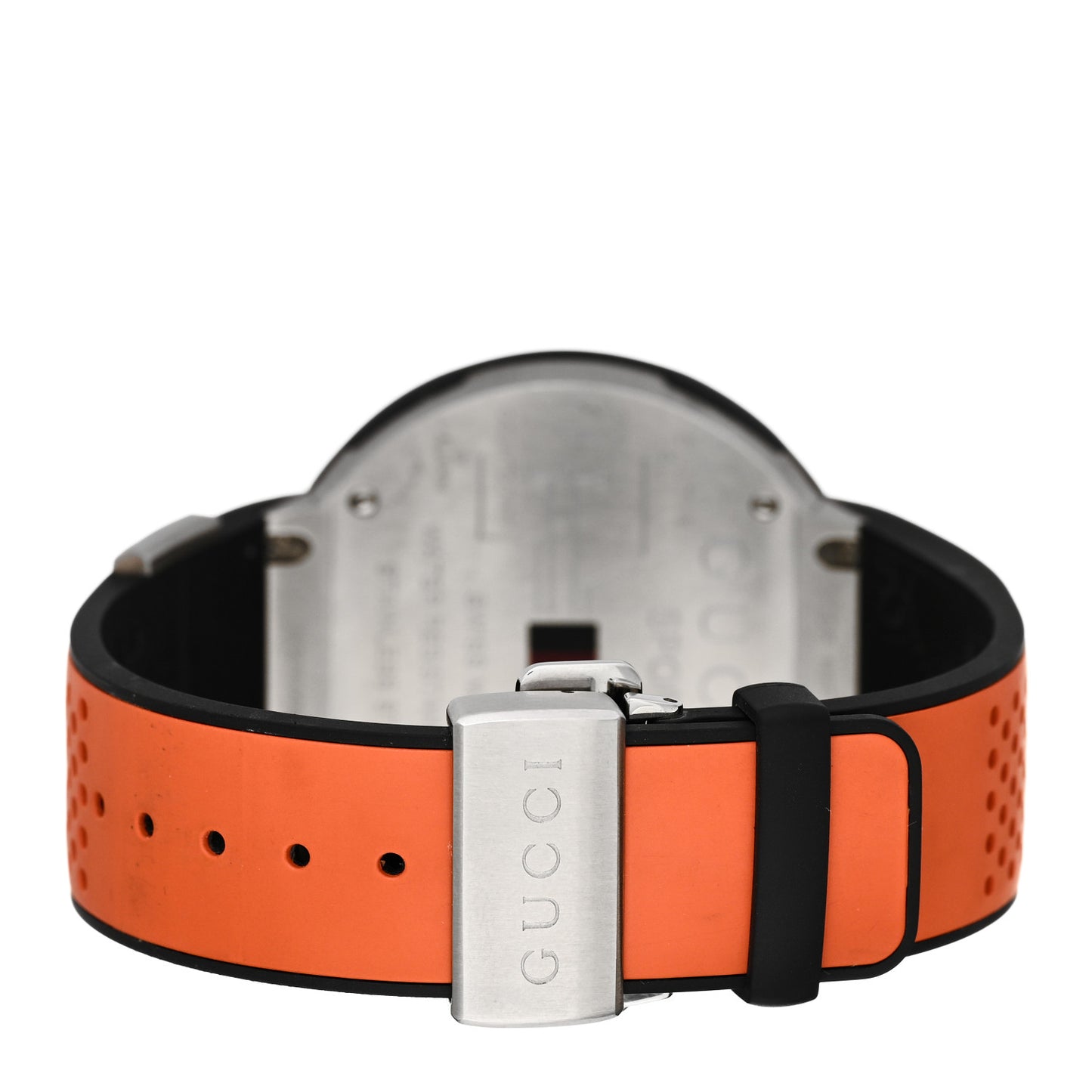 Stainless Steel Rubber 49mm Digital I-Gucci Sport Watch Black
