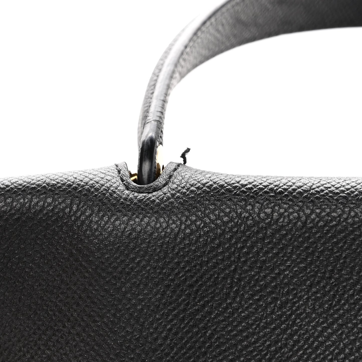 Grained Calfskin Small Belt Bag Black