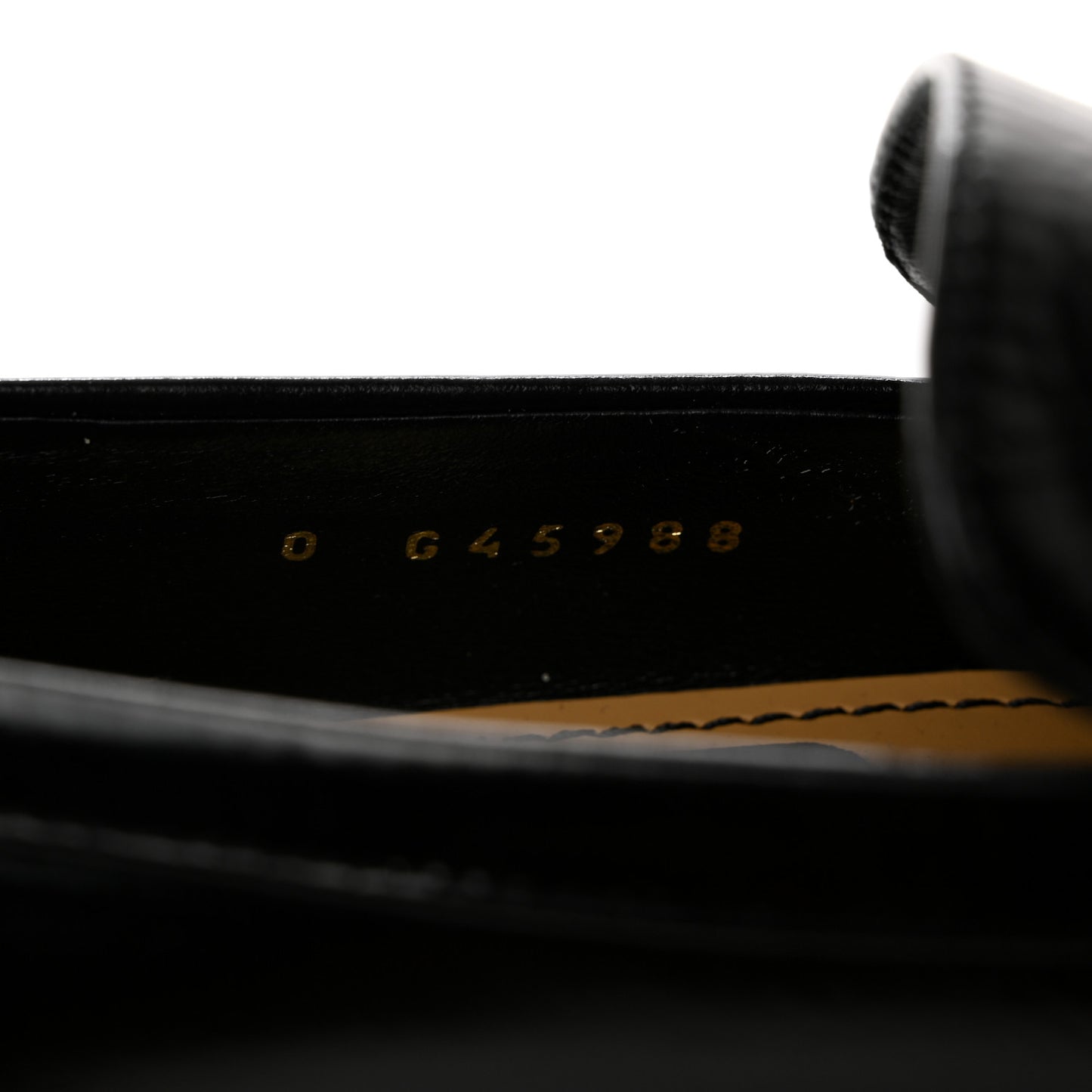 Calfskin CC Moccasin Loafers 40 Black