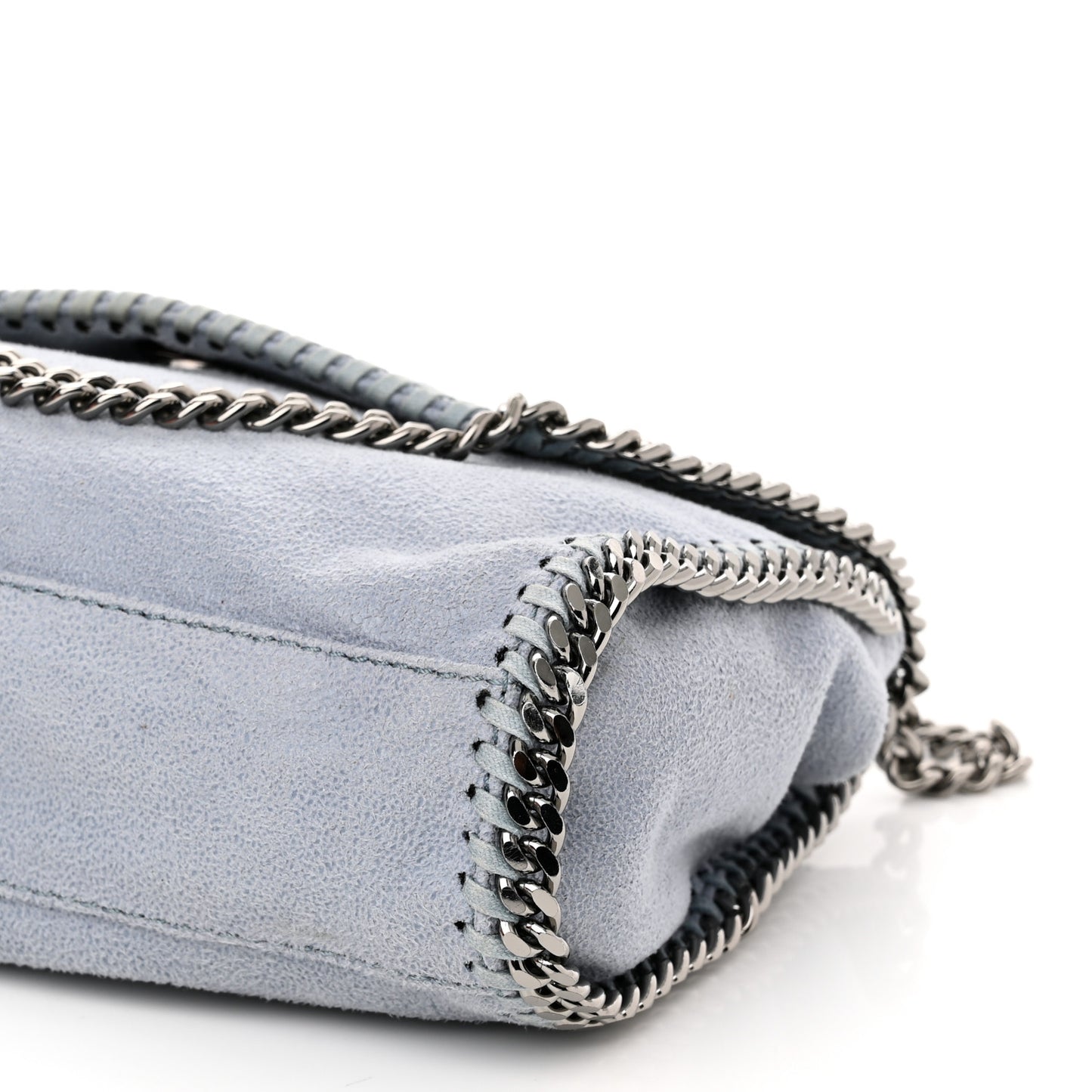 Shaggy Deer Mini Falabella Crossbody Bag Duck Blue