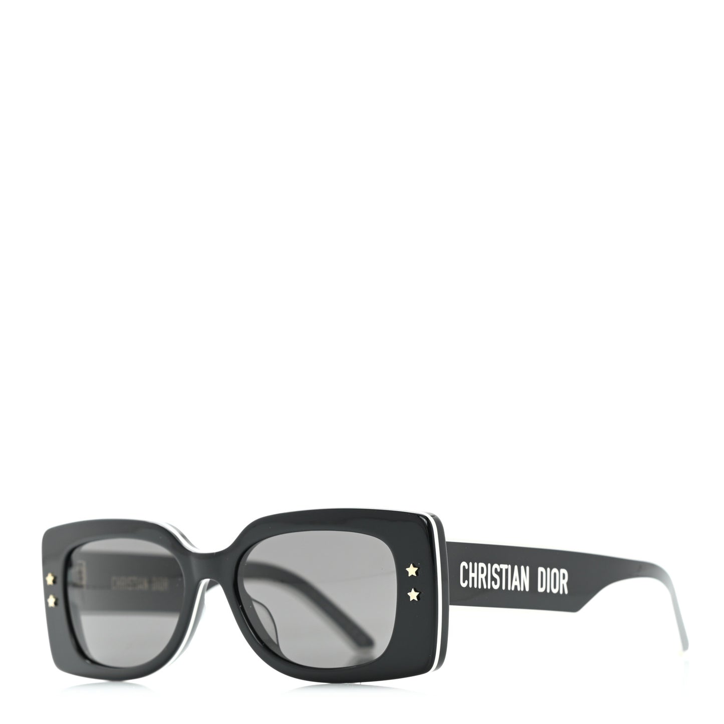 Diorpacific S1U Square Sunglasses Black