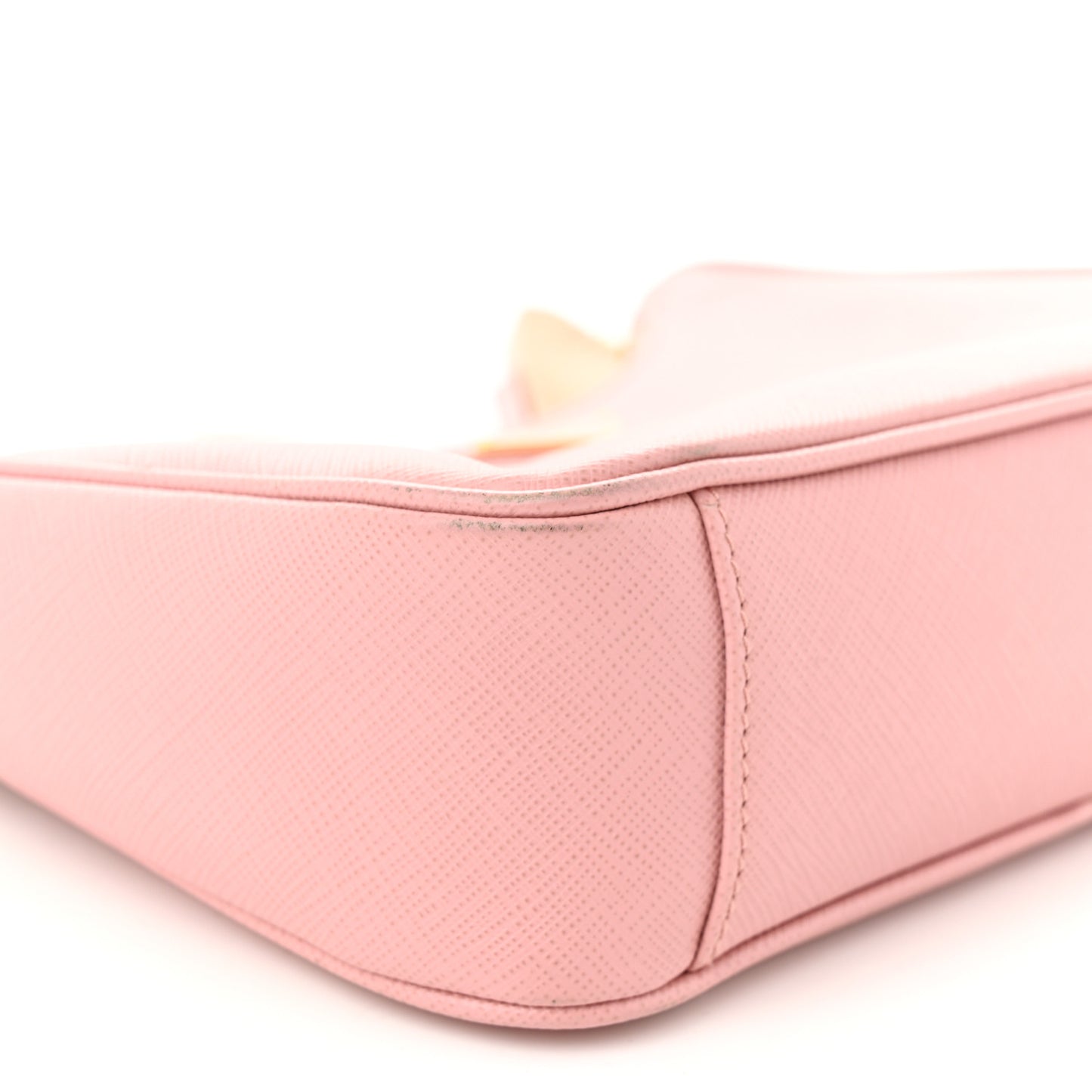 Saffiano Lux Re-Edition 2005 Shoulder Bag Alabastro