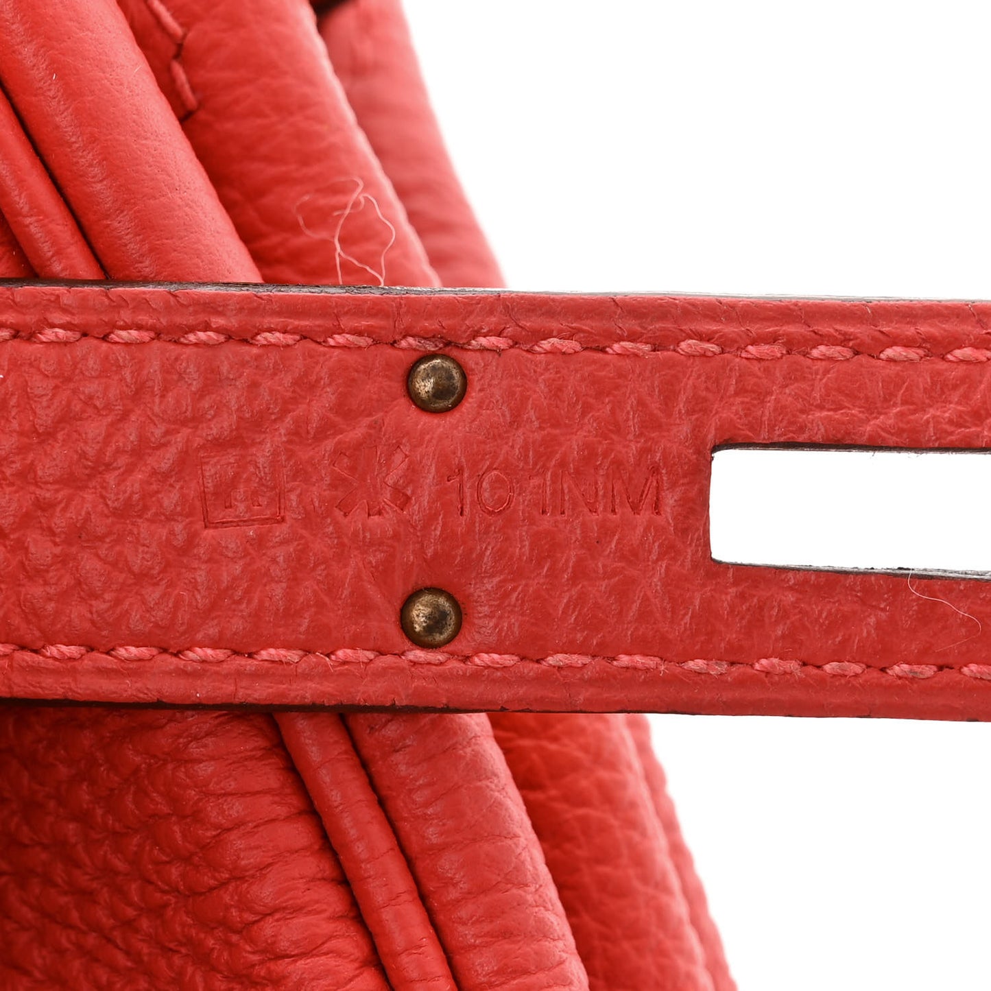 Togo Birkin 30 Rouge Pivoine