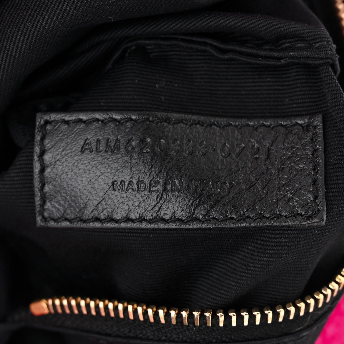 SAINT LAURENT Boucle Tweed Quilted Toy Loulou Puffer Monogram Chain Satchel Magenta
