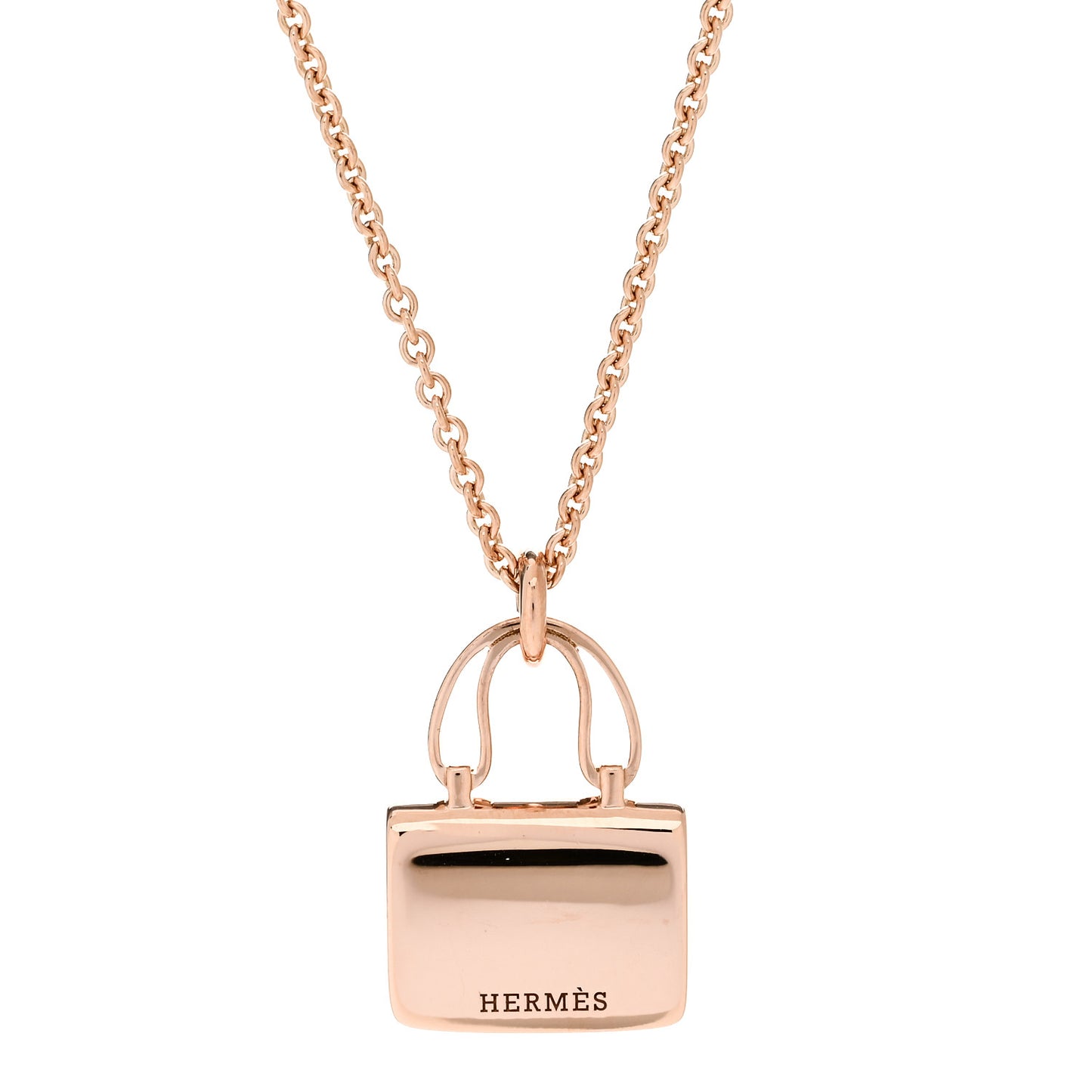 18K Rose Gold Diamond Constance Amulettes Pendant Necklace
