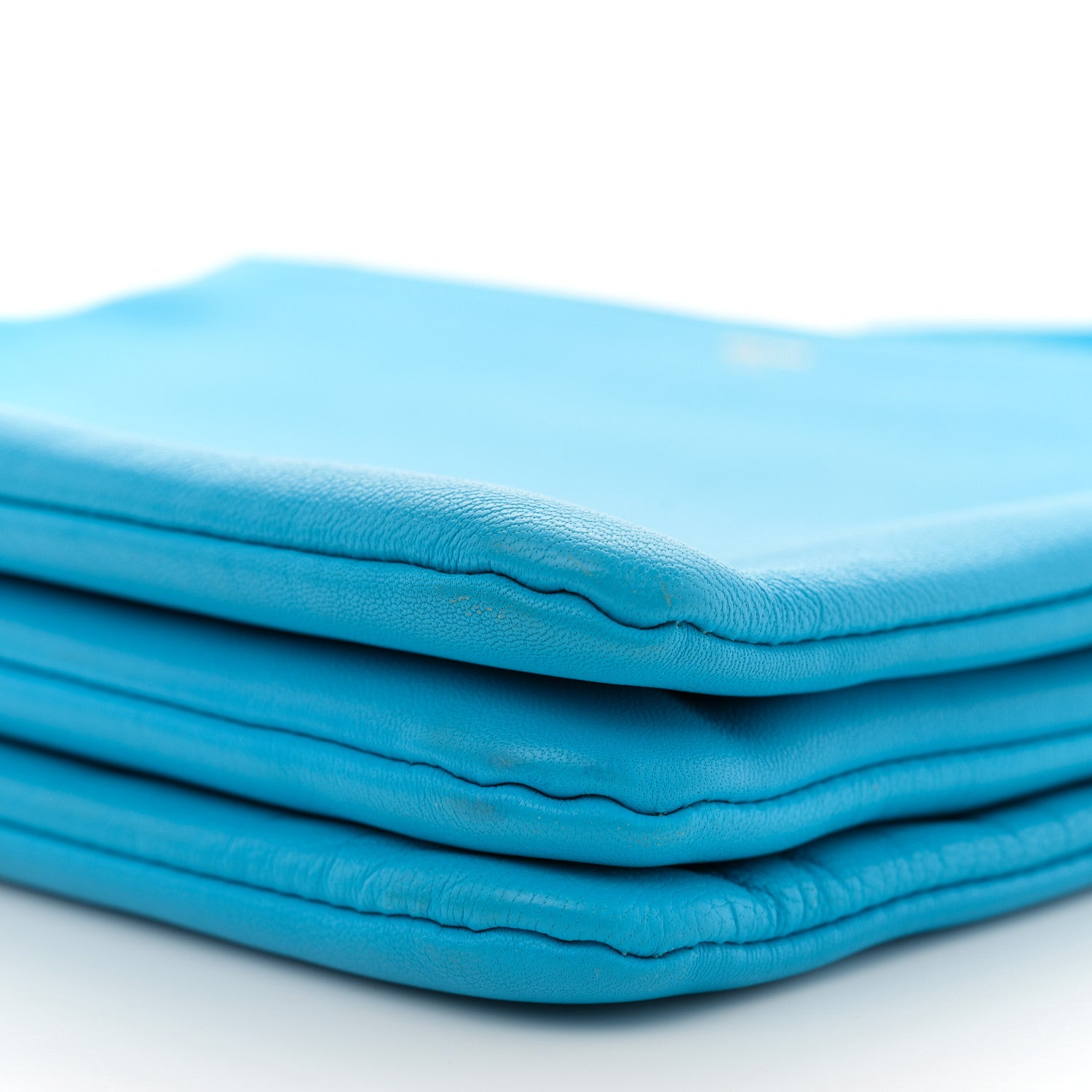 Celine Lambskin Large Trio Crossbody Bag Turquoise 10 of 10