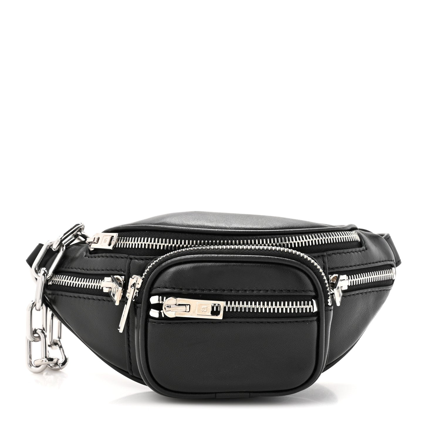Lambskin Mini Attica Belt Bag Black