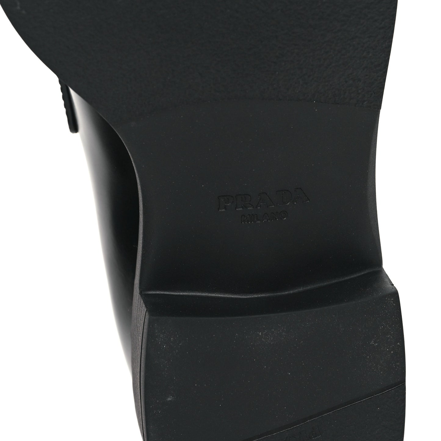 Spazzolato Metal Triangle Logo 50mm Loafers 37 Black