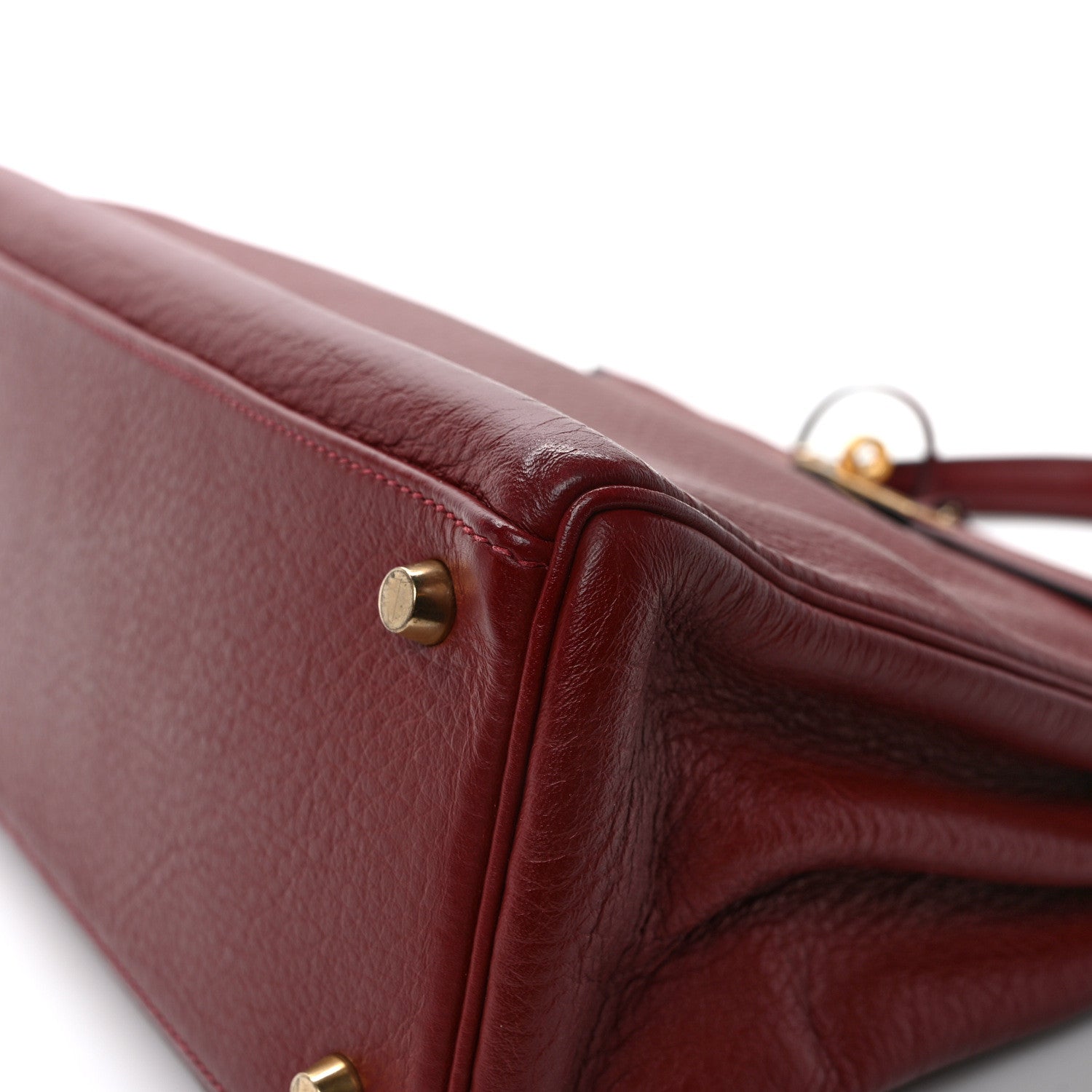 Hermes Taurillon Clemence Kelly Retourne 32 Rouge H 12 of 14