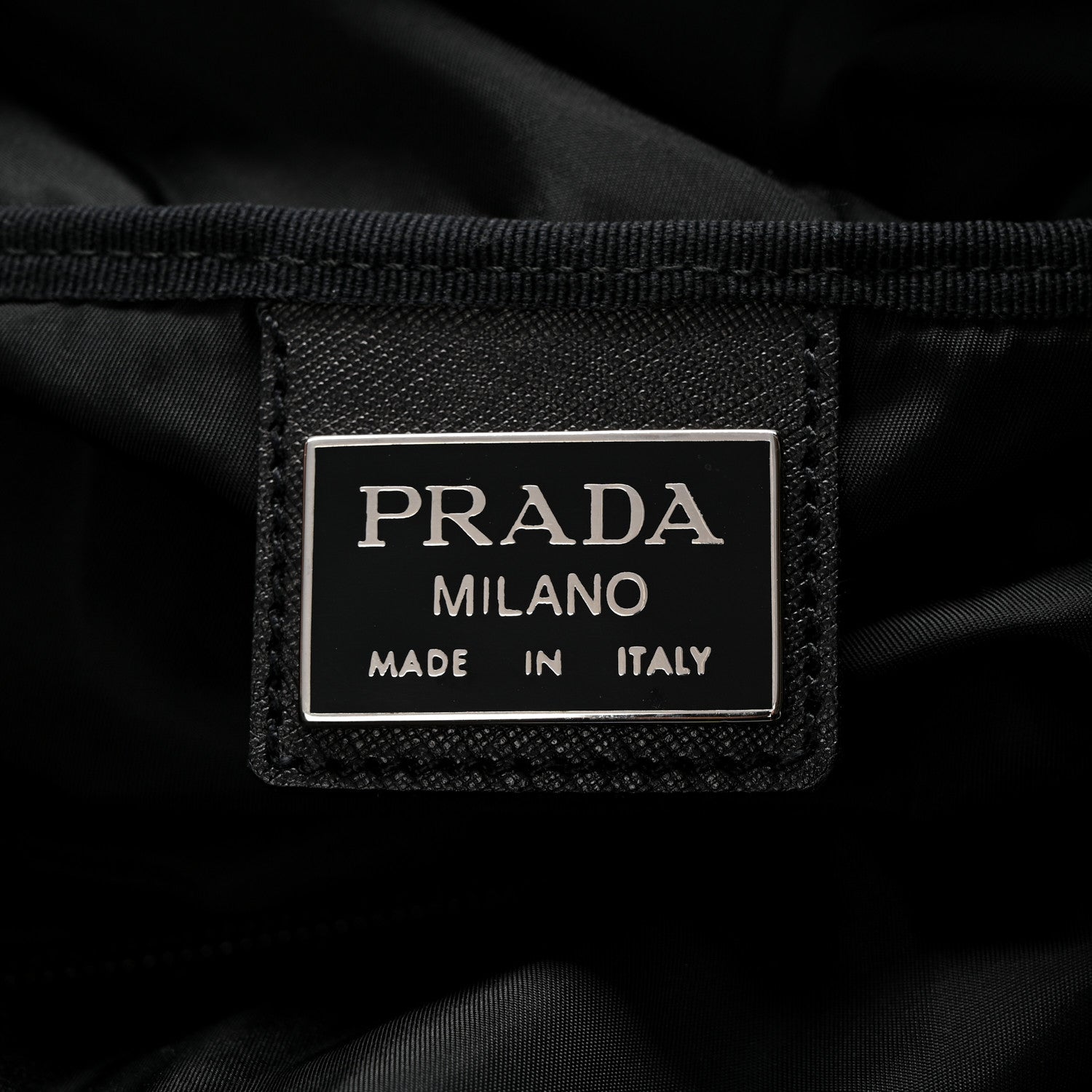 Prada Tessuto Nylon Saffiano Viaggio Carry On Travel Bag Black 5 of 13