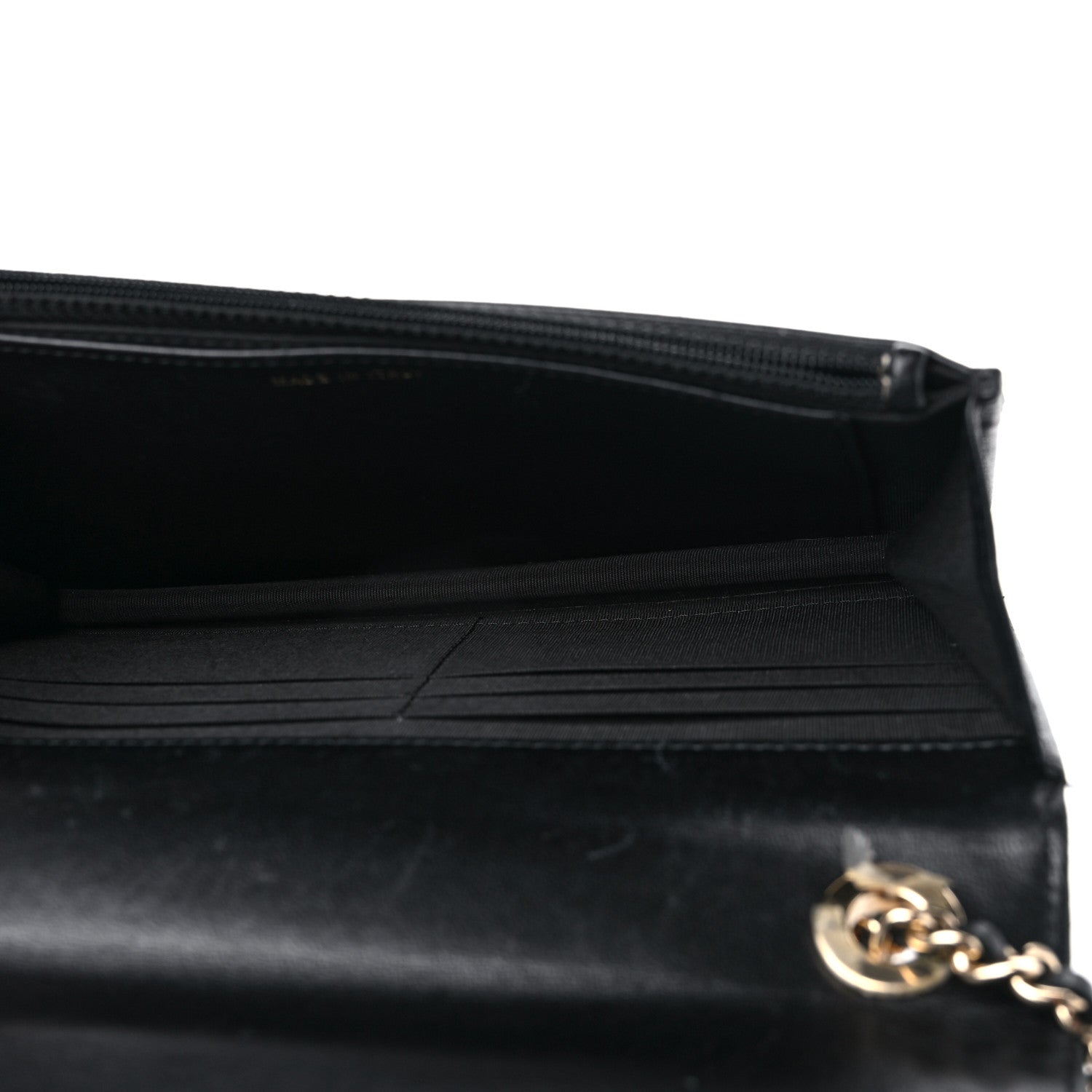 Chanel Lambskin Quilted Trendy CC Wallet On Chain WOC Black 5 of 16