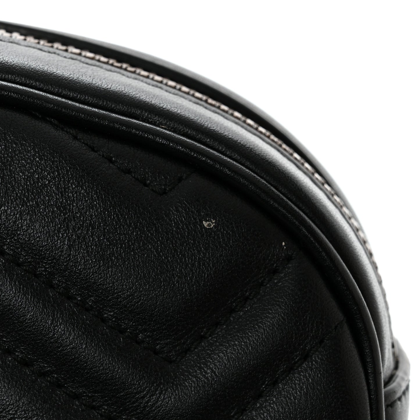 Calfskin Matelasse GG Marmont Belt Bag 75 30 Black
