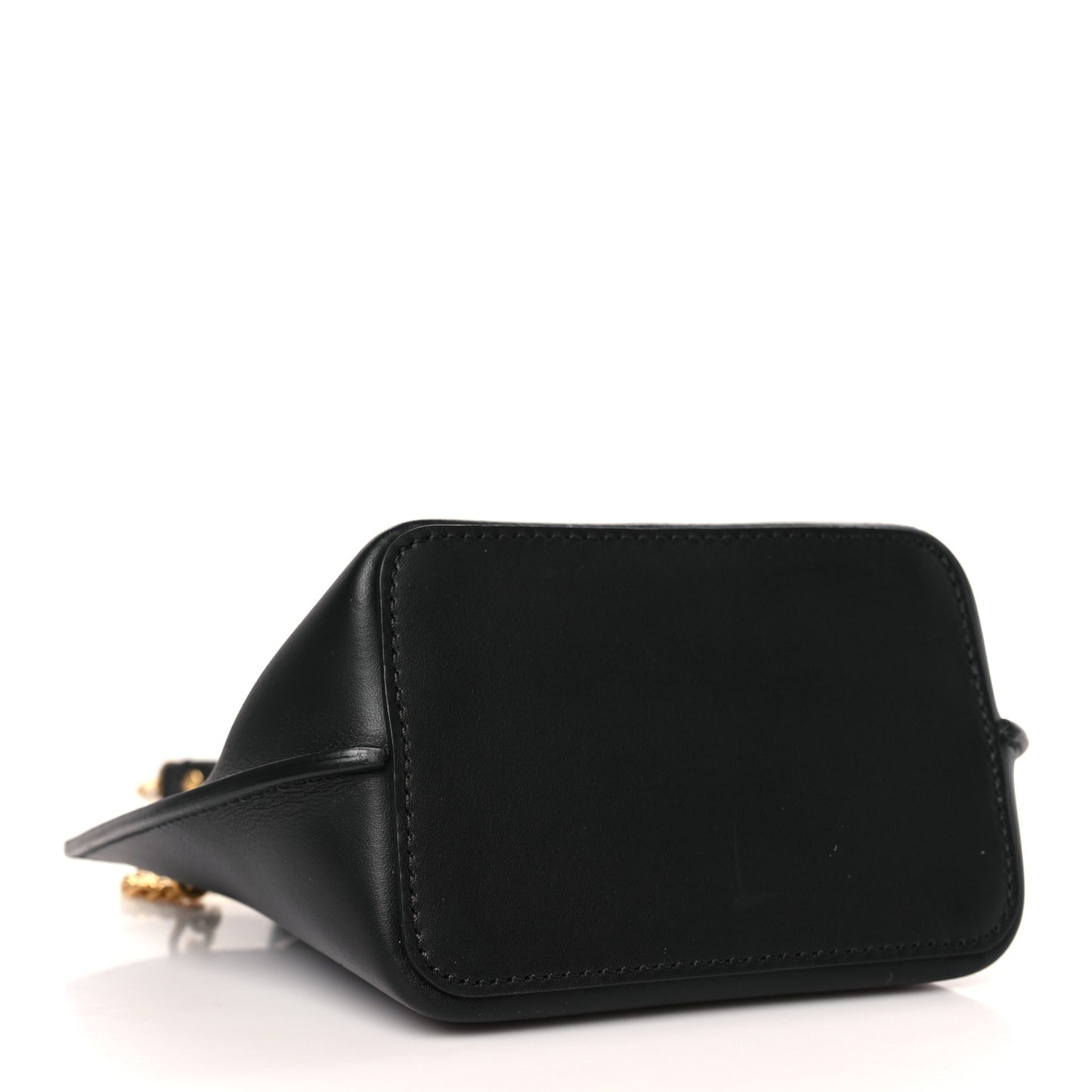 Vitello Mini Virtus Bucket Bag Black