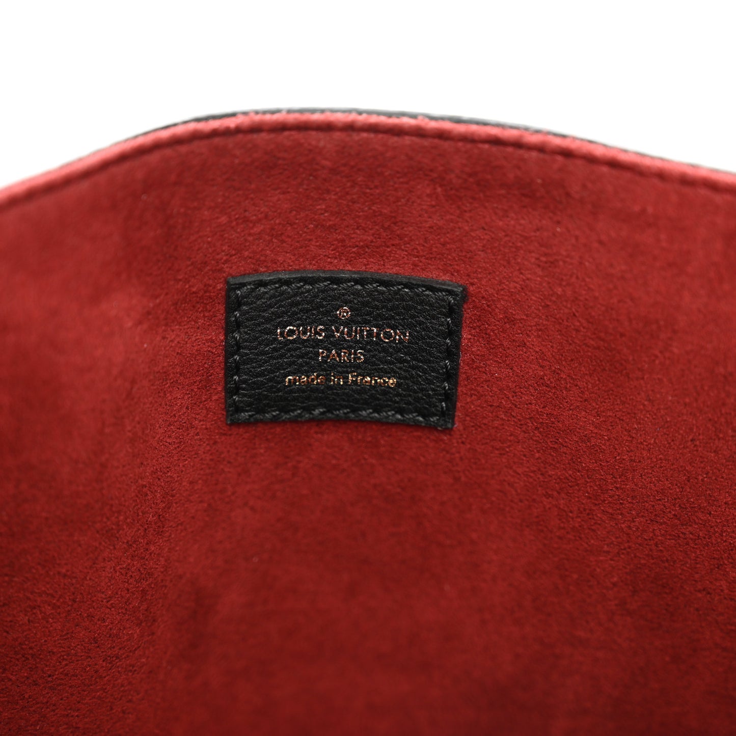 Grained Calfskin Lockme Shopper Black