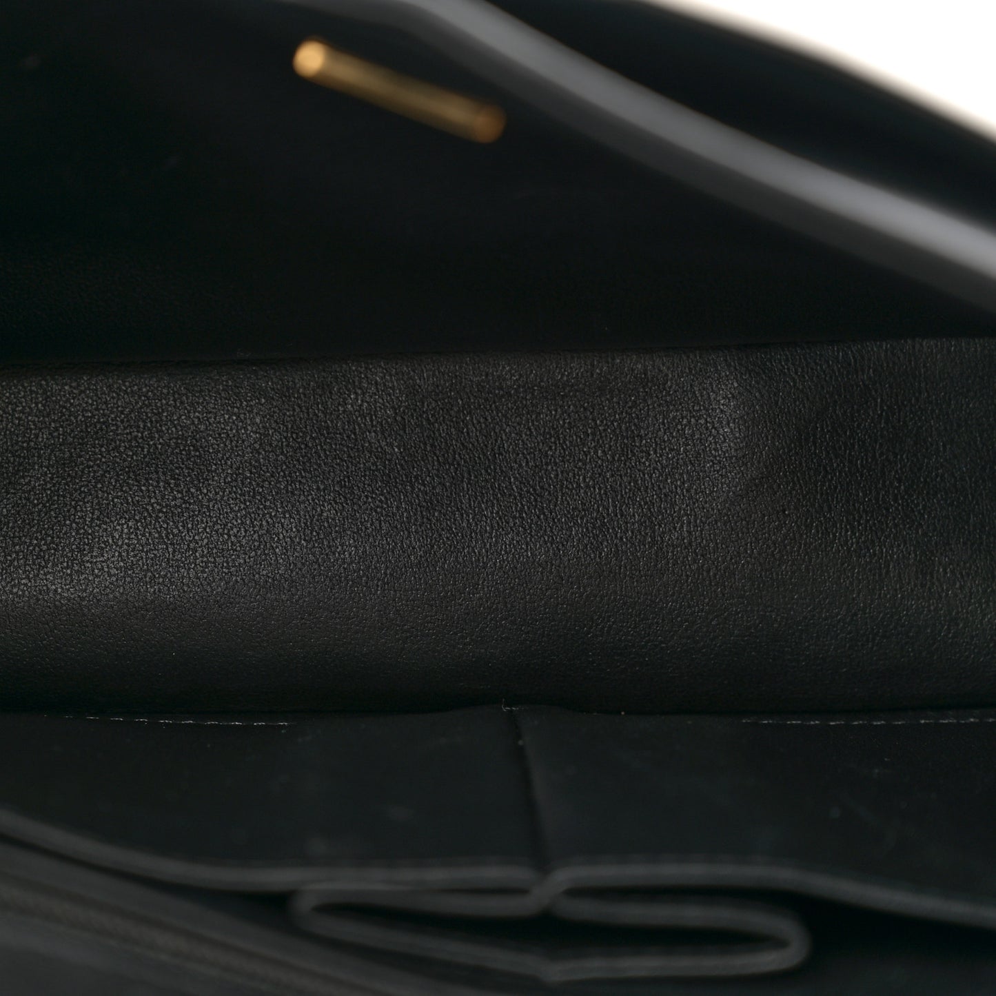 Lambskin Geometric Patchwork Medium Double Flap White Black