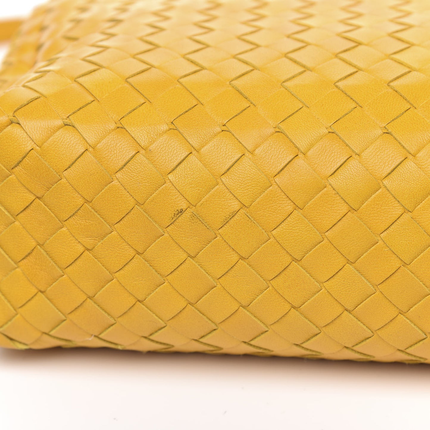 Nappa Intrecciato Small Camera Bag Yellow