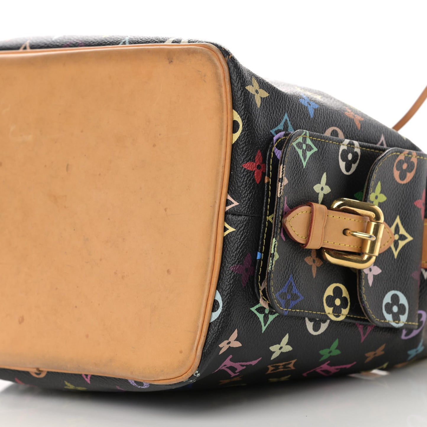 Monogram Multicolor Petit Noe Black