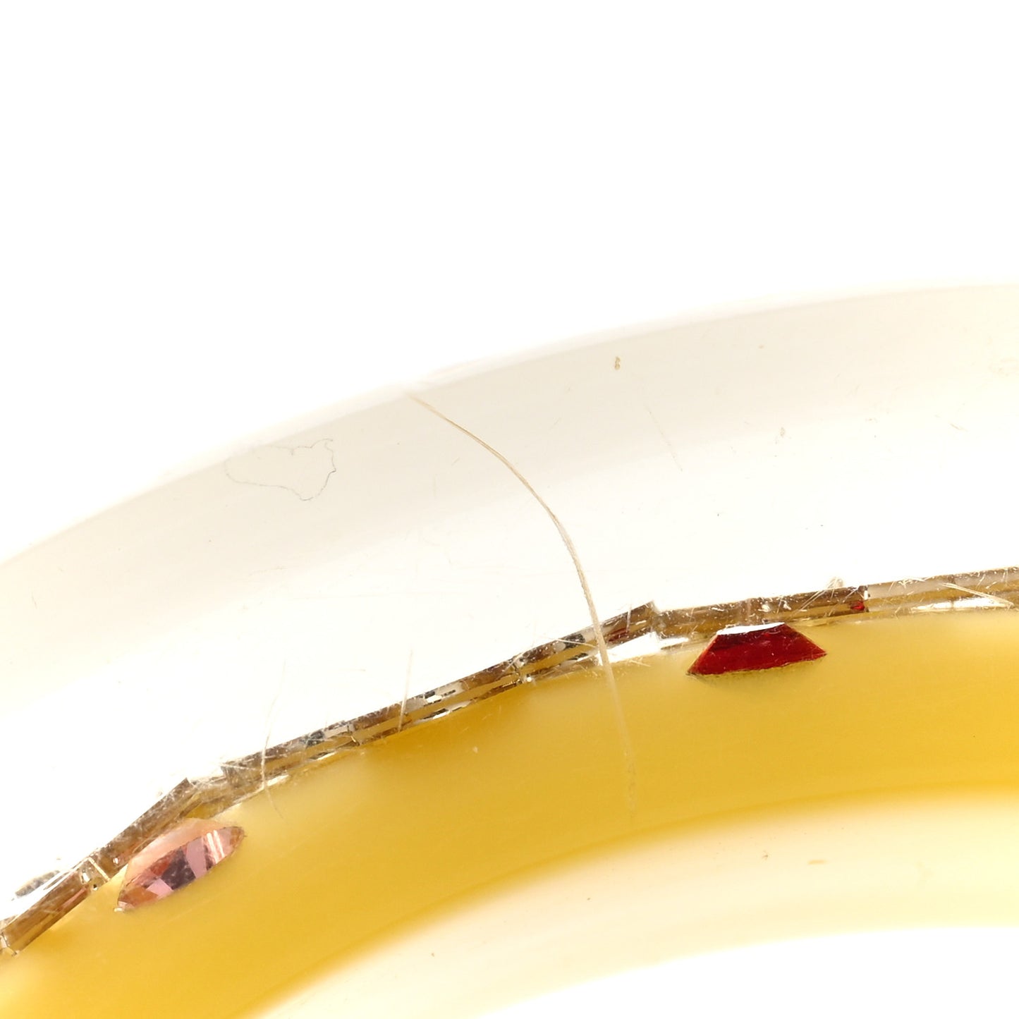 Resin Swarovski Medium Inclusion Bracelet GM Yellow