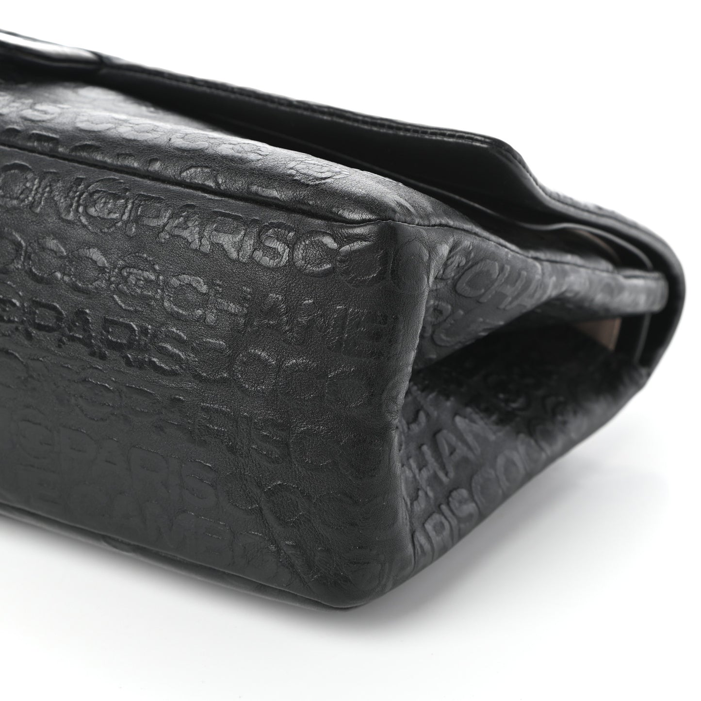 Calfskin Unlimited Jumbo Double Flap Black