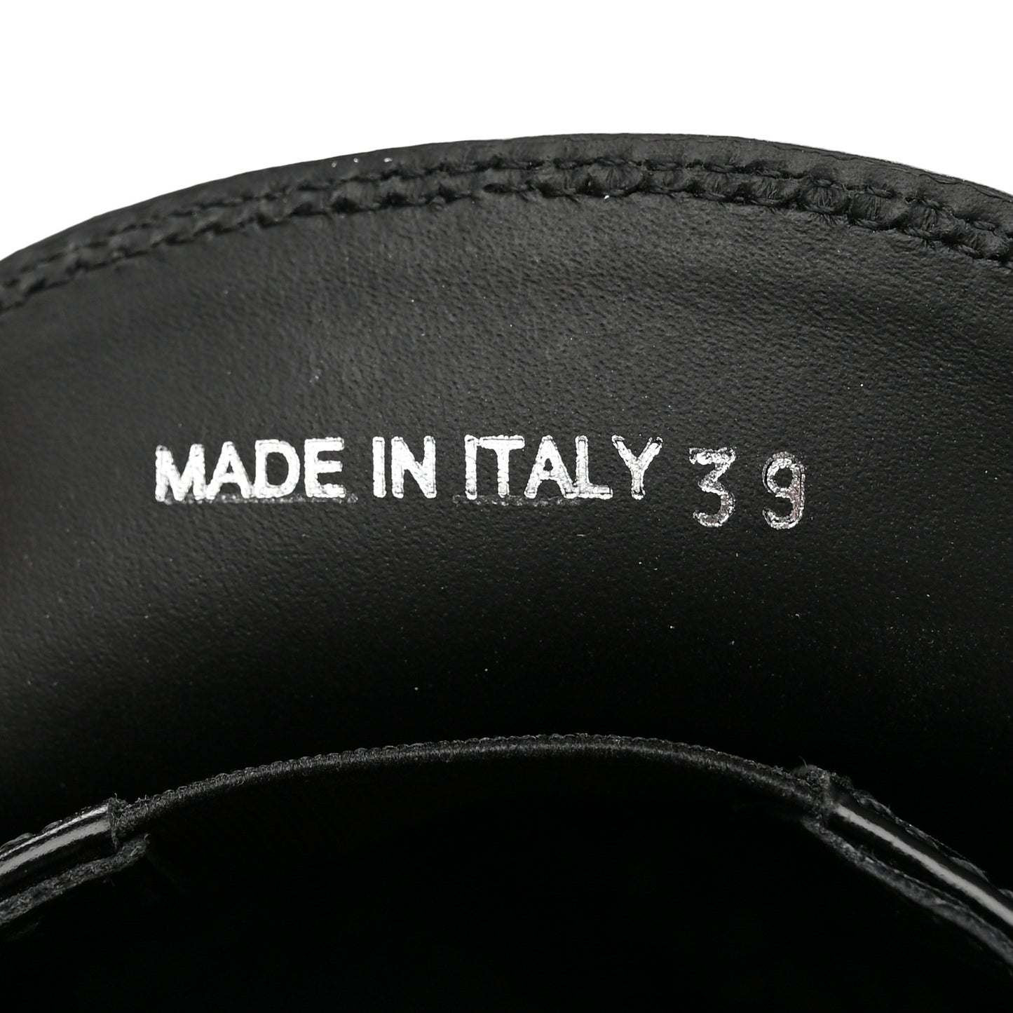 Spazzolato Metal Triangle Logo 50mm Loafers 39 Black