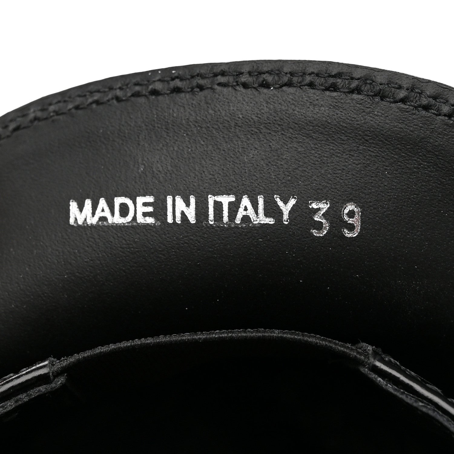Prada Spazzolato Metal Triangle Logo 50mm Loafers 39 Black 8 of 13