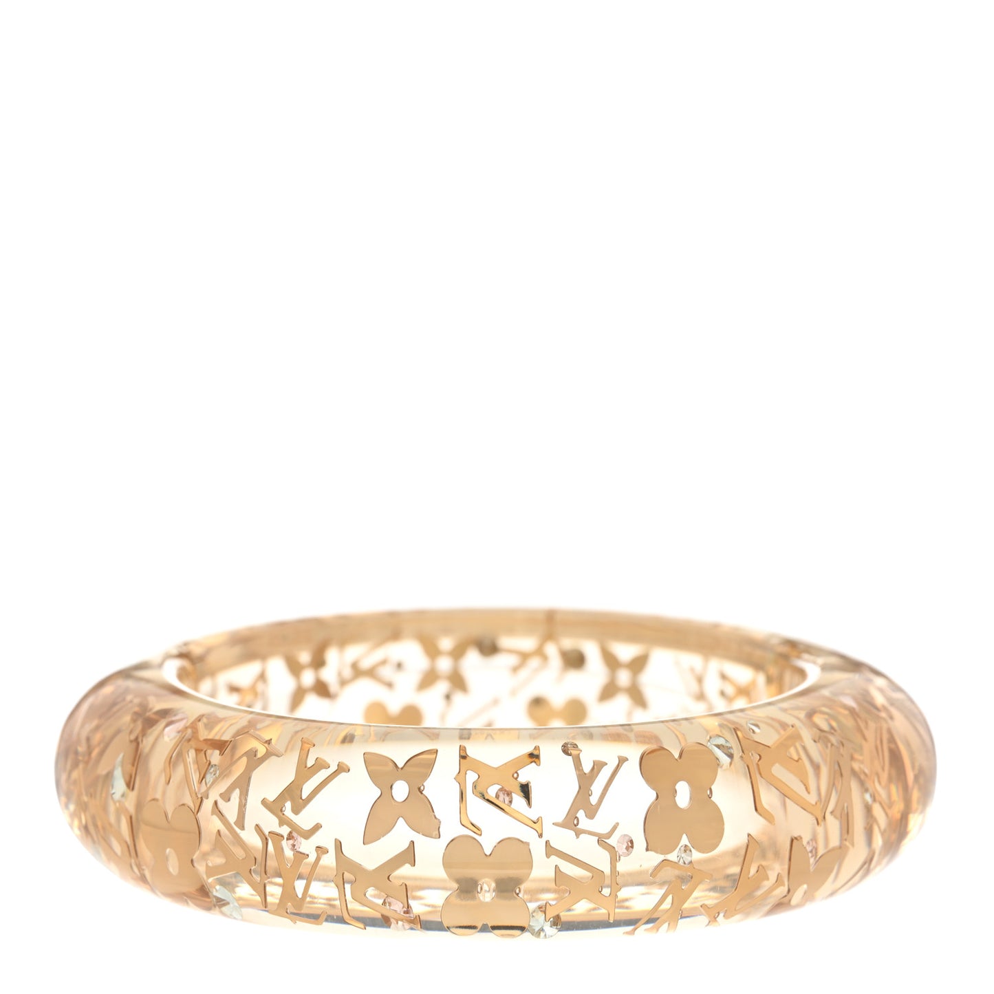 Resin Swarovski Medium Inclusion Bracelet GM Transparent