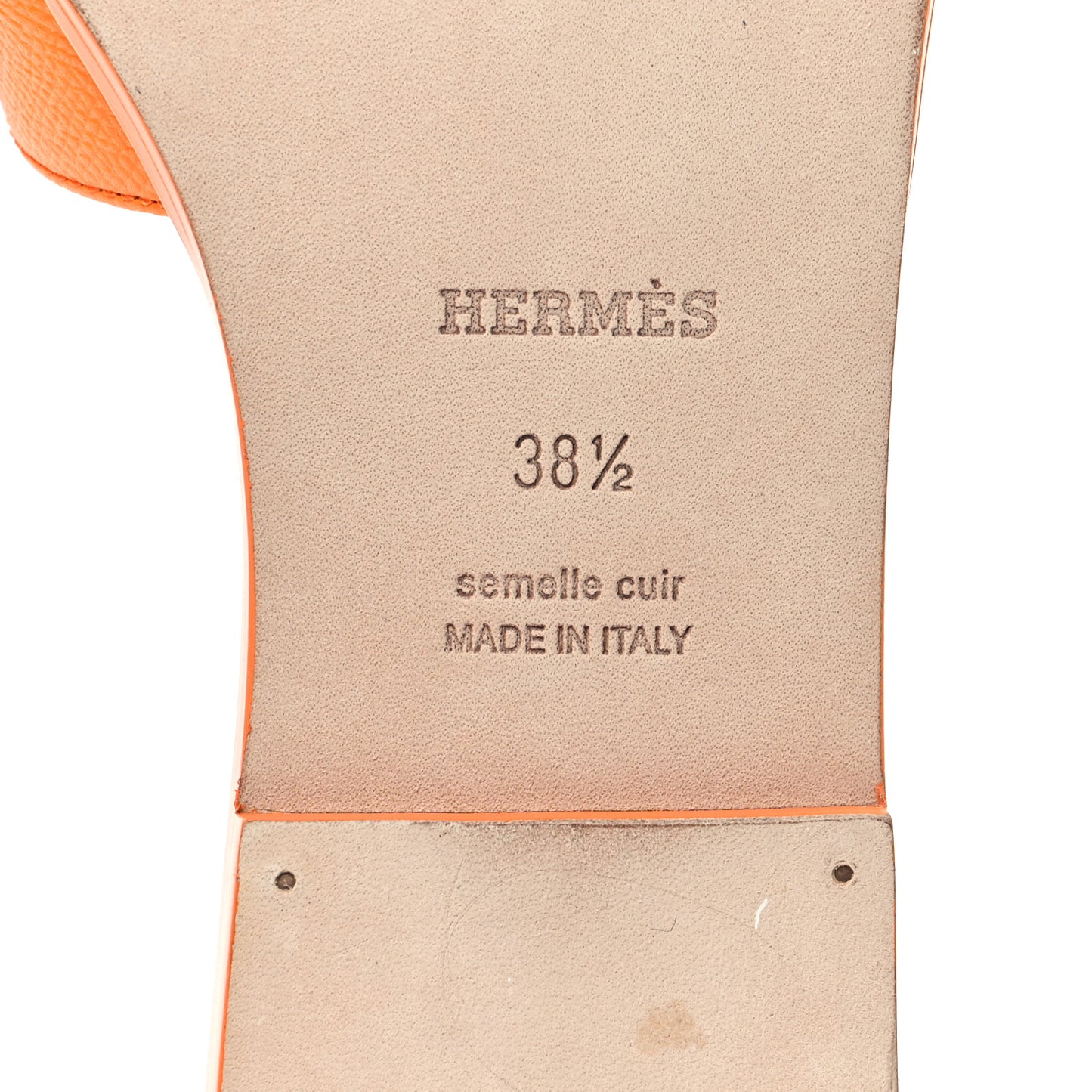 Epsom Oran Sandals 38.5 Orange Sunset