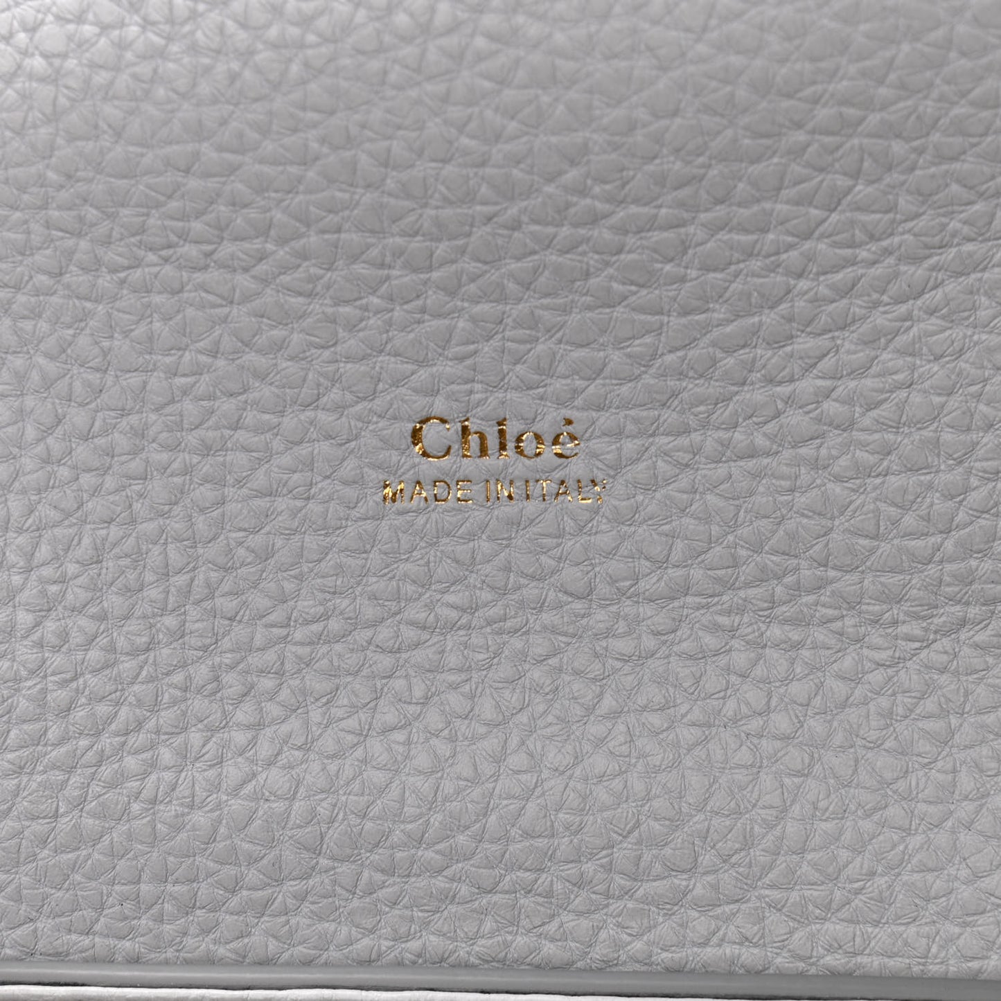 Grained Calfskin Small Aby Day Shoulder Bag Light Cloud
