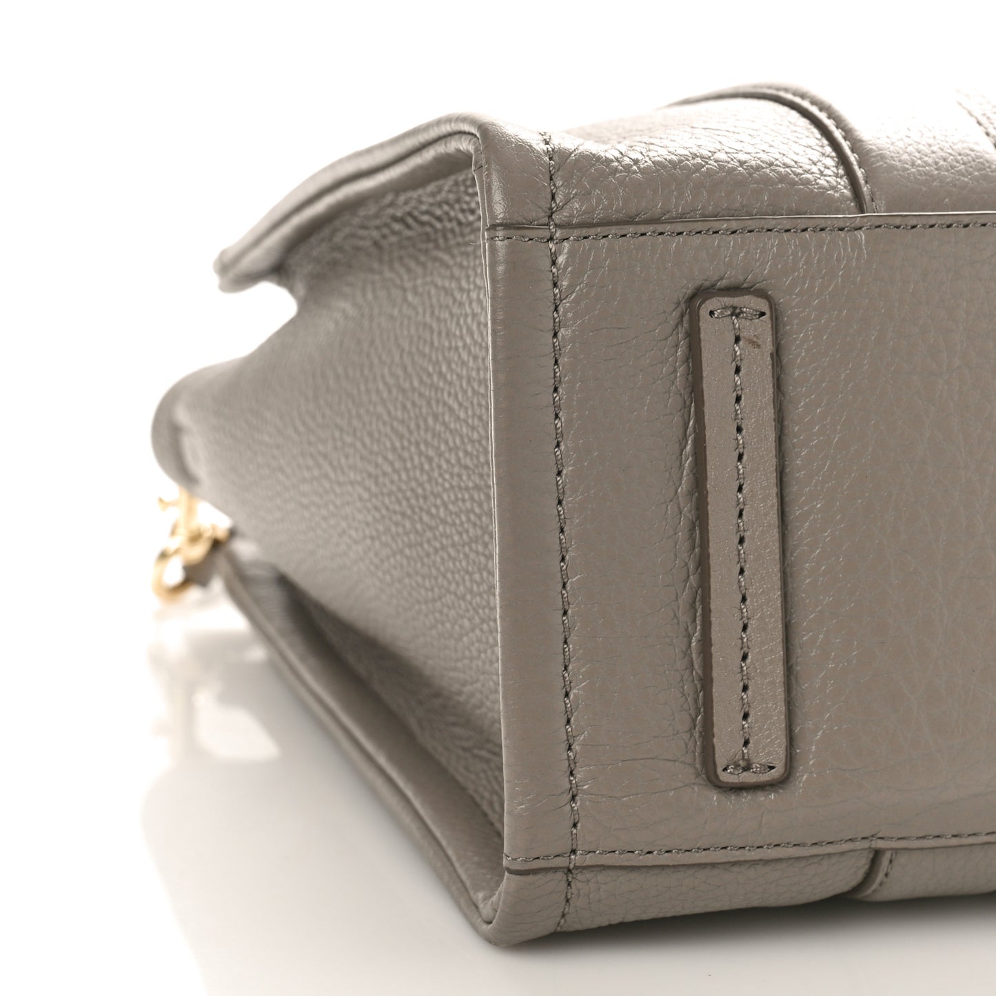 Grained Calfskin Small The Tote Bag Cement