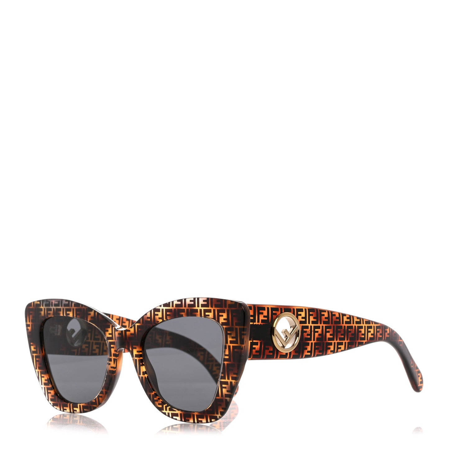 Acetate F is Fendi FF 51mm Cat Eye Sunglasses 0327/S Tortoise Camouflage