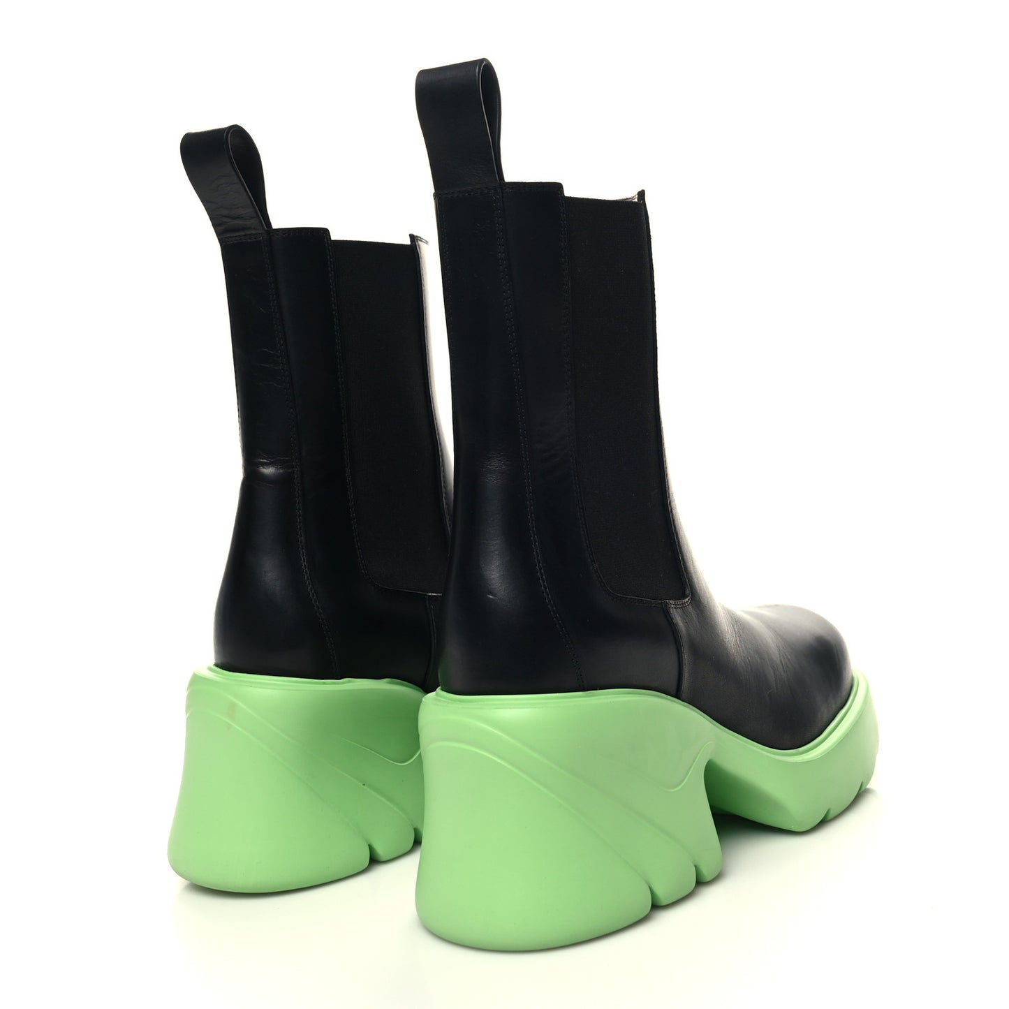 Calfskin The Flash Chelsea Boots 40 Pistachio