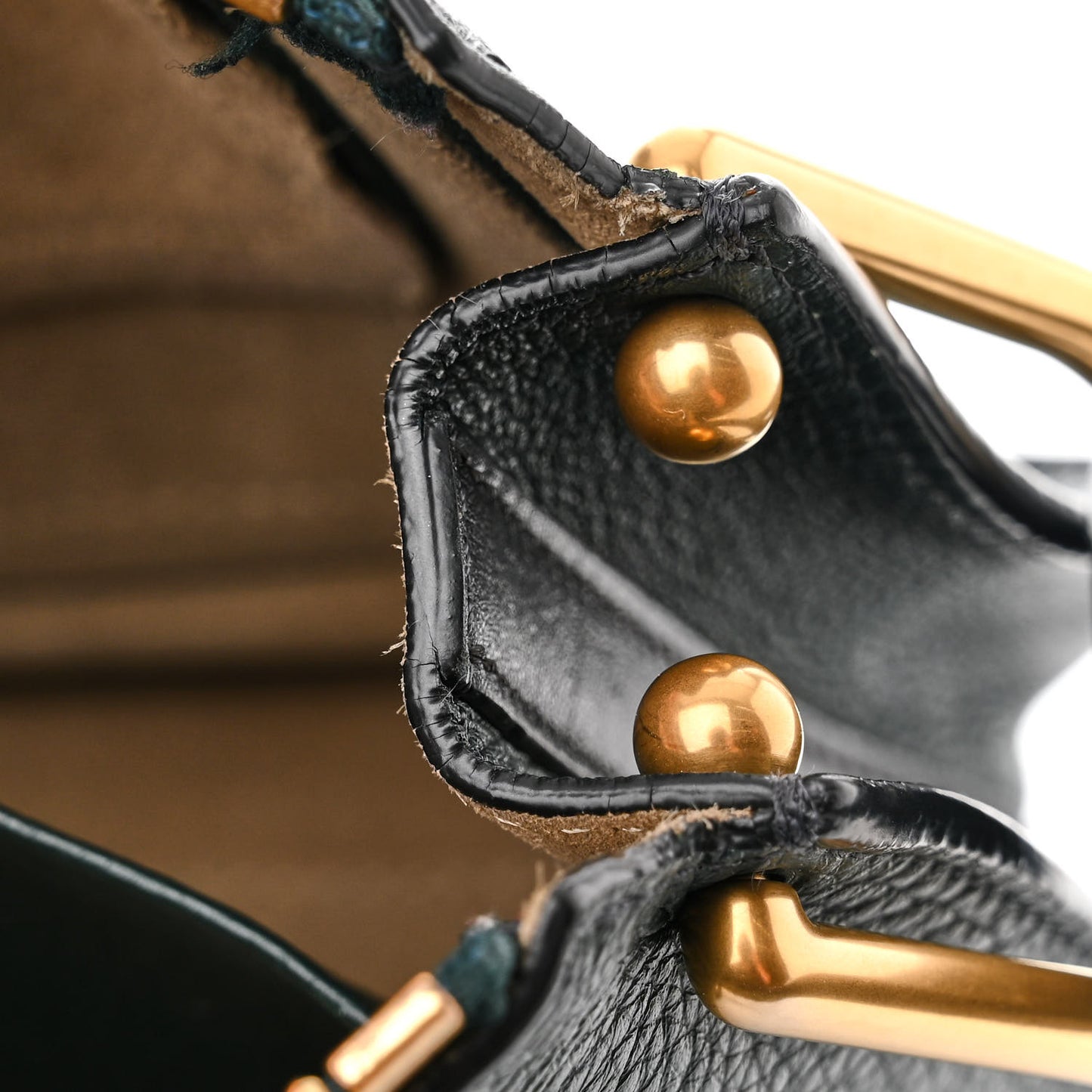 Grained Calfskin Nano Hayley Hobo Rainforest