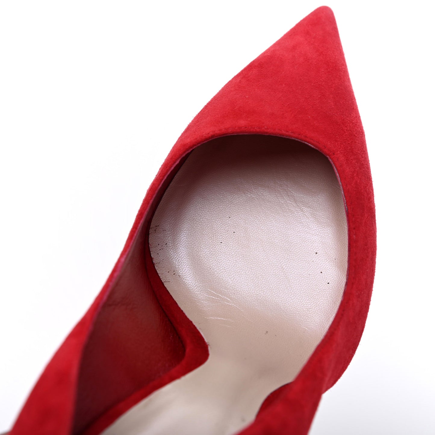 Suede Songe Pumps 40 Red