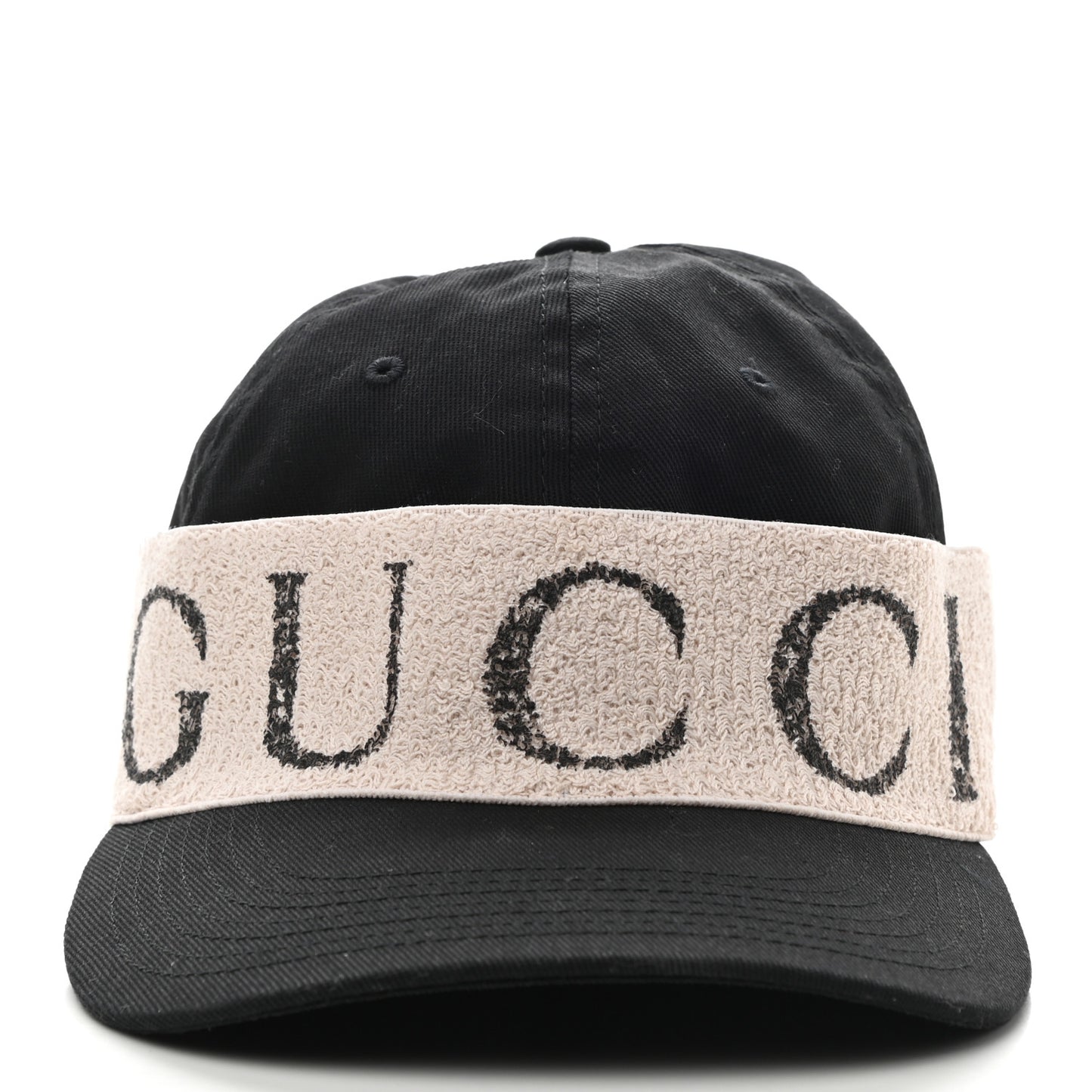 Gabardine Gucci Headband Baseball Hat M Black