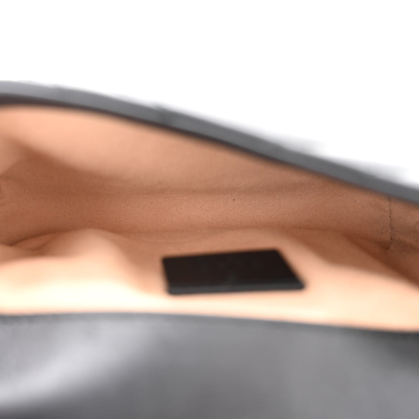 Calfskin Matelasse Super Mini GG Marmont Shoulder Bag Black