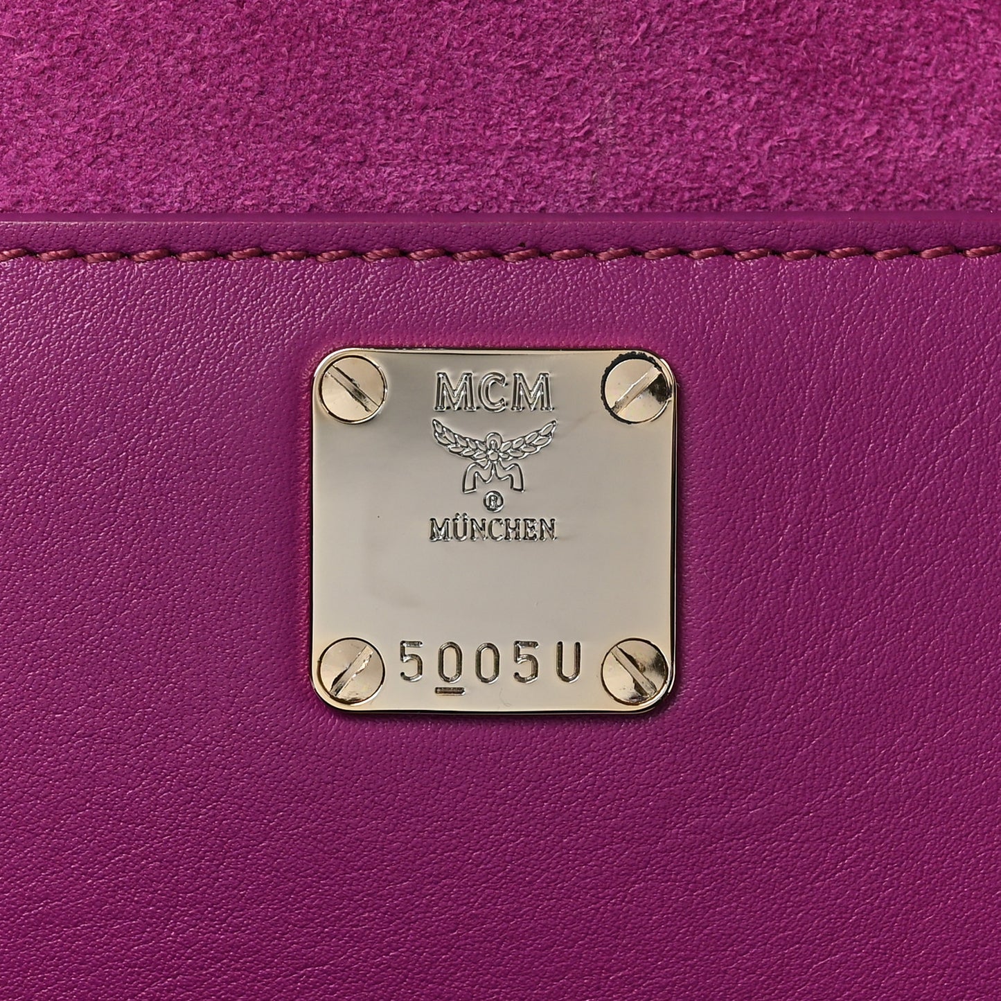 Suede Calfskin Mini Cubism Crossbody Bag Purple