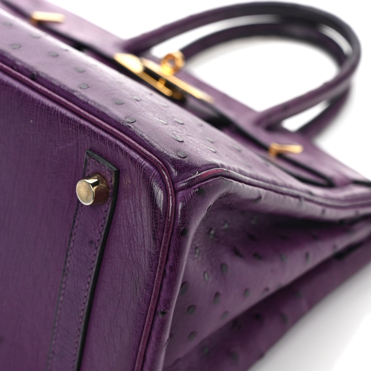 Ostrich Birkin 30 Violine