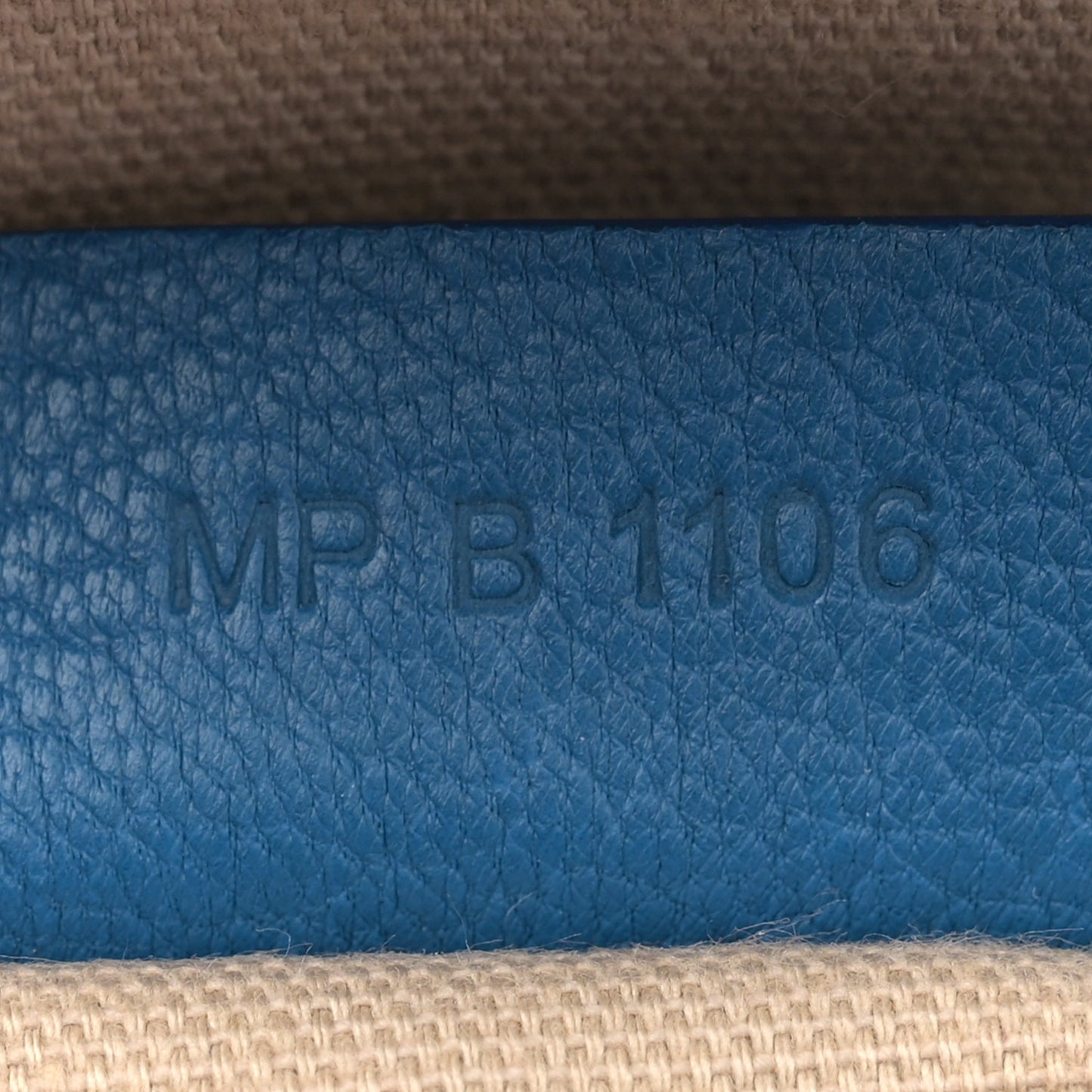 Sugar Goatskin Mini Antigona Indigo Blue