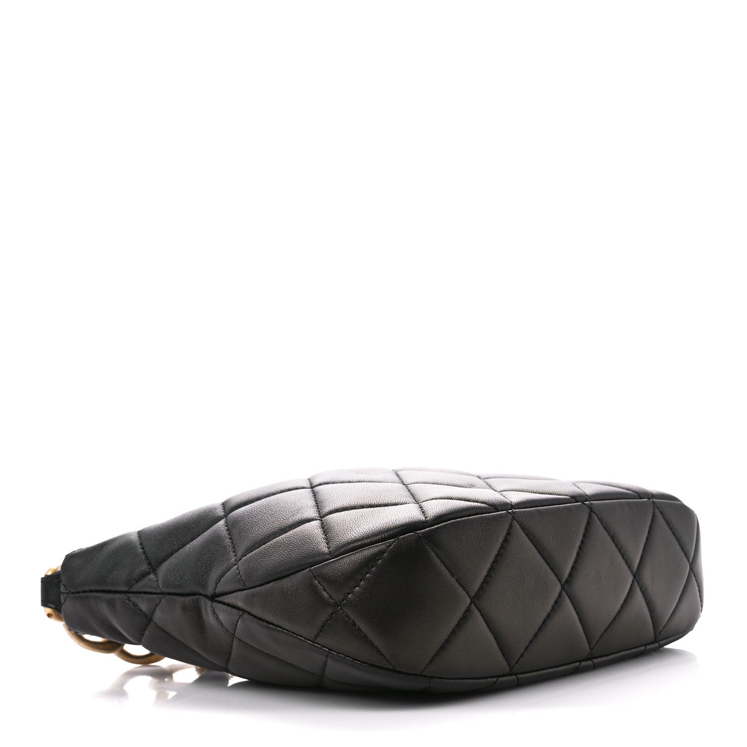 Chanel Lambskin Quilted CC Chain Hobo Black 4 of 11