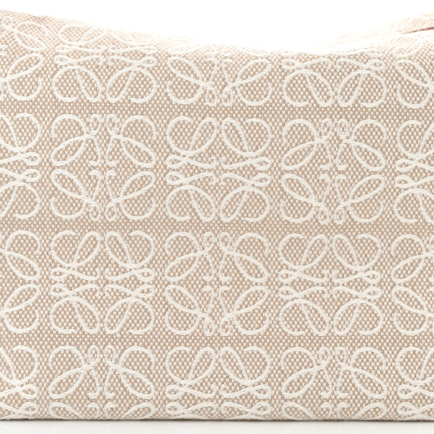 Jacquard Anagram Calfskin Small Cubi Bag Ecru Tan