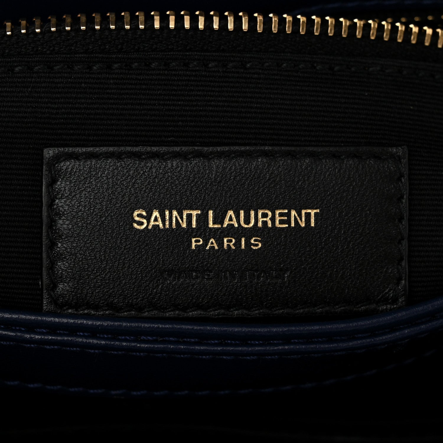 Saint Laurent Calfskin Y Quilted Monogram Toy Loulou Crossbody Bag New Cobalt 6 of 11